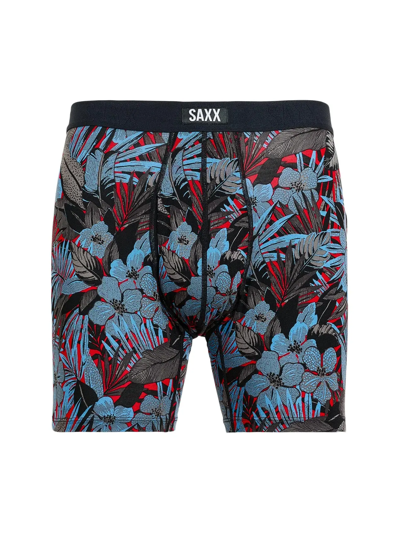 Боксеры-брифы с ширинкой сверхмягкие Vibe Xtra Soft Comfort Boxer Briefs Fly Saxx Underwear — изображение 1 из 3, красный