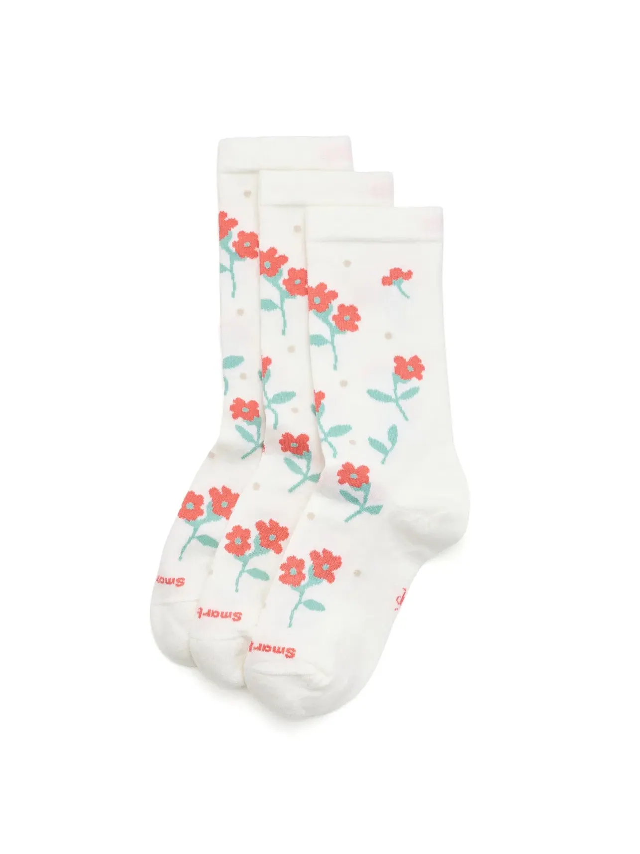 Набор из 3 пар носков Everyday Garden Gala Crew Socks. Smartwool — изображение 1 из 2, белый