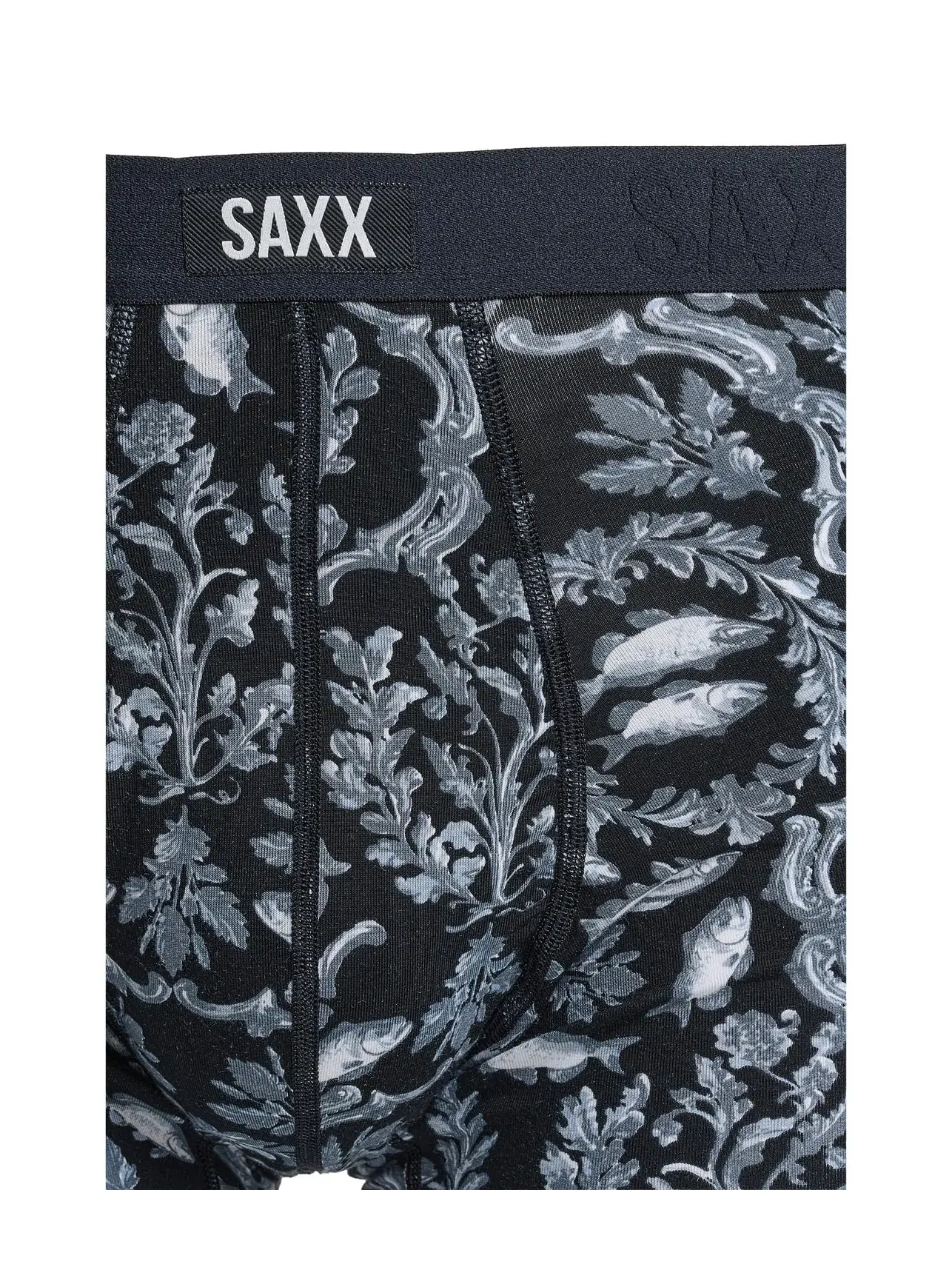 Боксеры-брифы с ширинкой сверхмягкие, 2 пары Vibe Xtra Soft Comfort Boxer Briefs Fly 2-Pack Saxx Underwear, черный