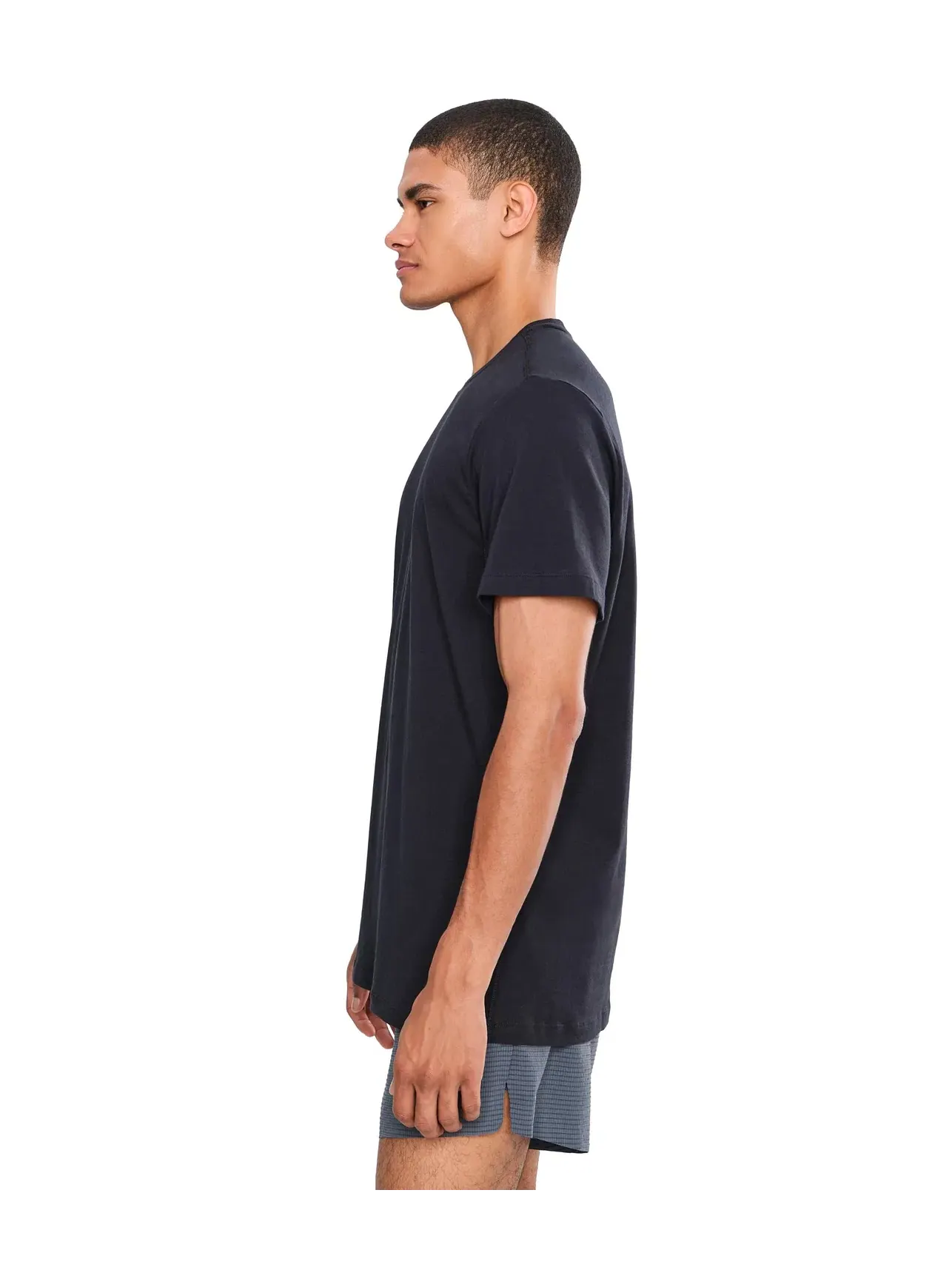 Футболка с круглым вырезом из хлопка Droptemp Dry, 2 шт. Droptemp Dry Cotton Crew Neck 2-Pack Saxx Underwear, черный