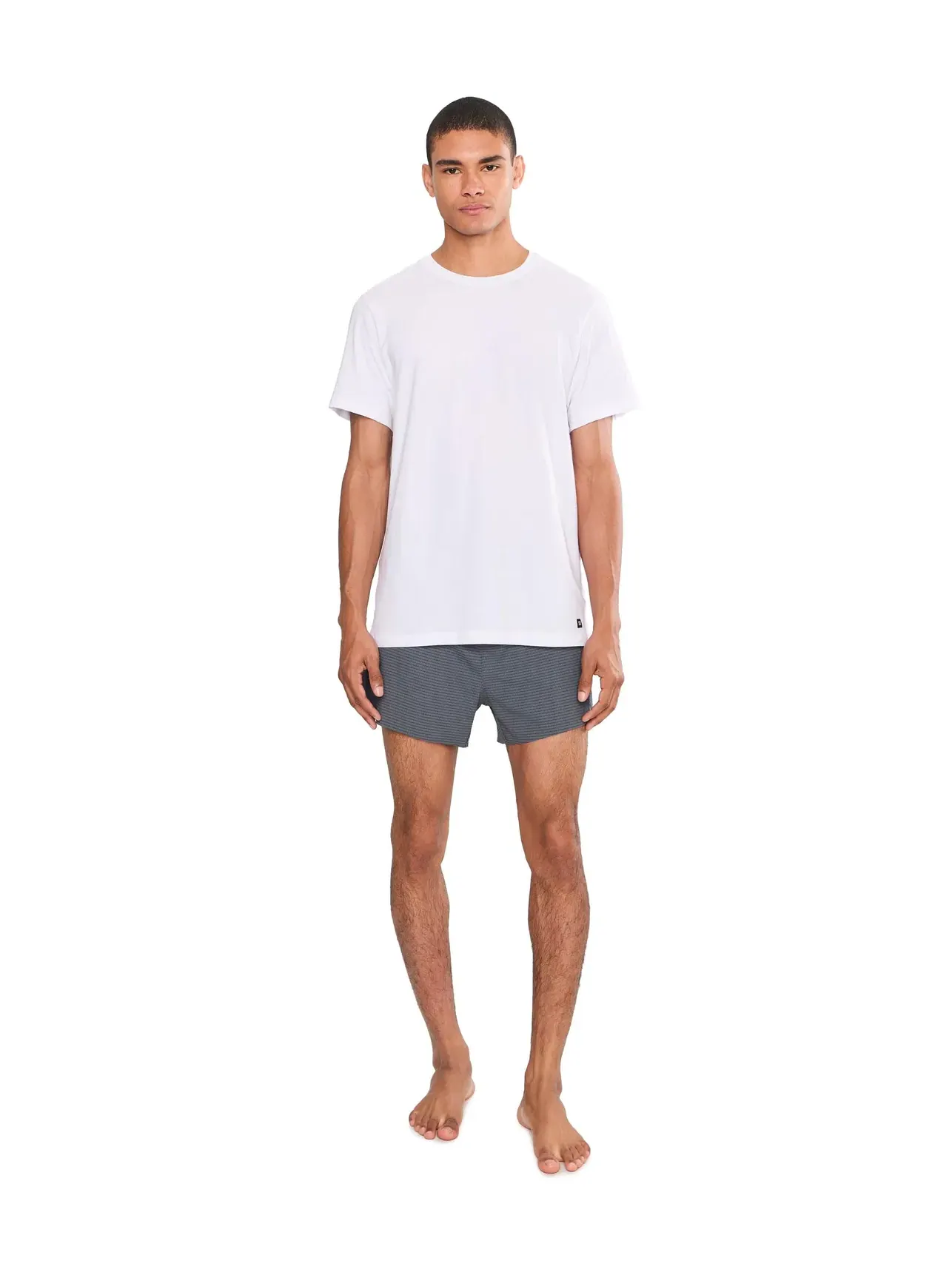 Футболка с круглым вырезом из хлопка Droptemp Dry, 2 шт. Droptemp Dry Cotton Crew Neck 2-Pack Saxx Underwear, белый