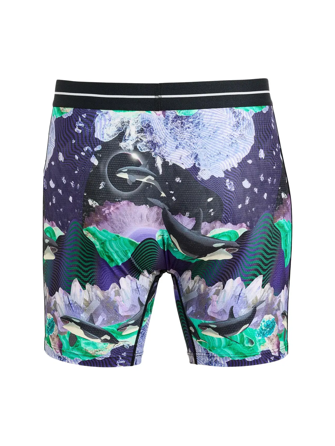 Боксеры-брифы дышащие из сетки Volt Breathable Mesh Boxer Briefs Saxx Underwear — изображение 2 из 3, черный