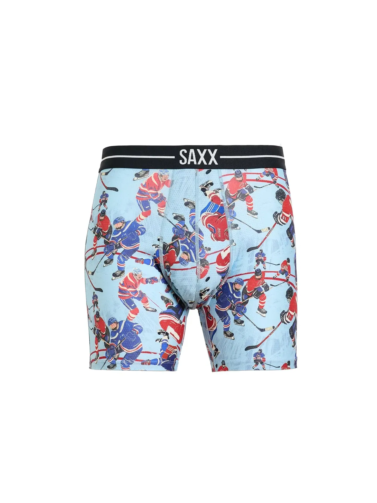 Боксеры-брифы дышащие из сетки Volt Breathable Mesh Boxer Briefs Saxx Underwear — изображение 1 из 3, синий