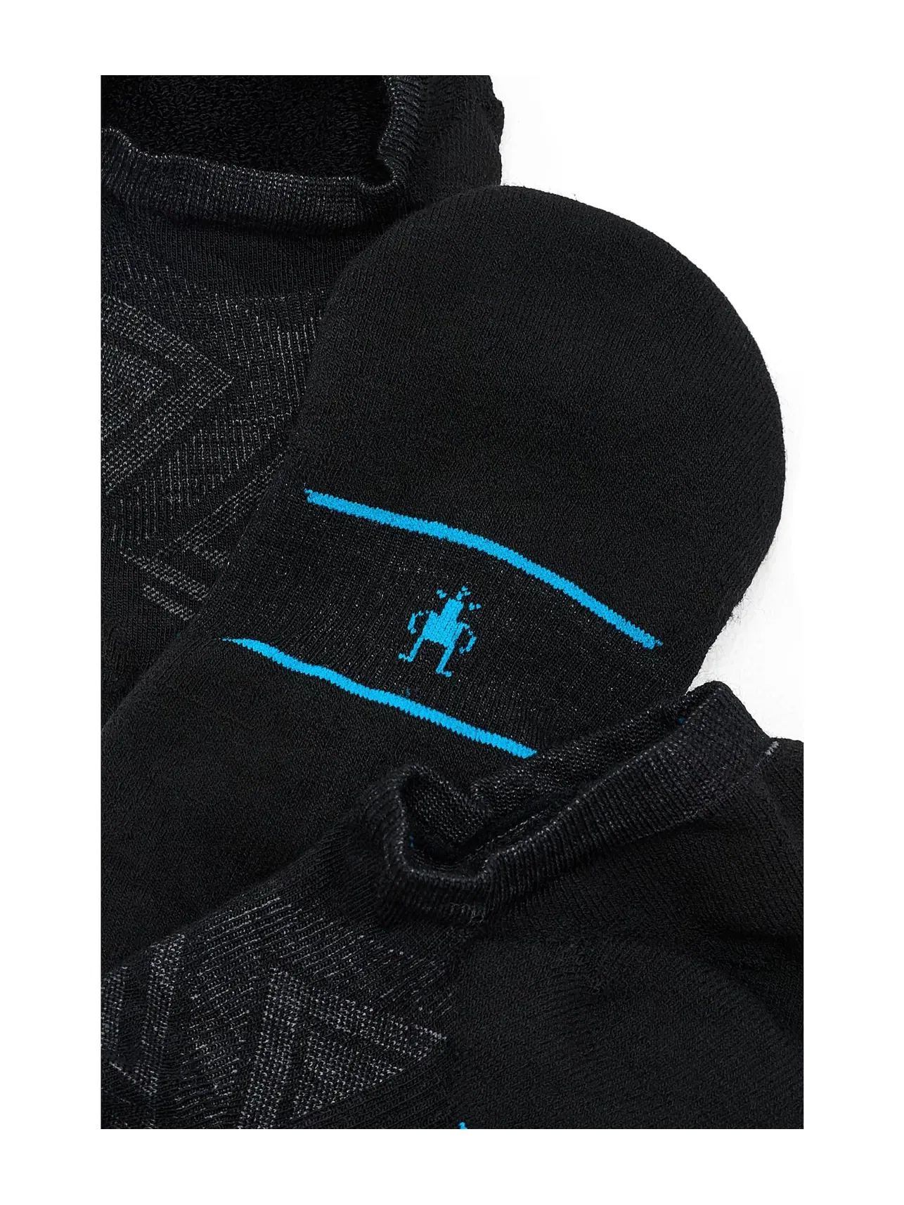 Набор из 3 носков Run Targeted Cushion No Show Socks. Smartwool — изображение 2 из 2, черный