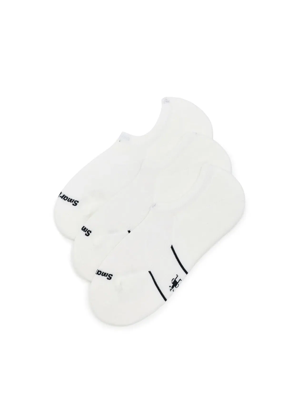 Набор из 3 носков Run Targeted Cushion No Show Socks. Smartwool — изображение 1 из 2, белый