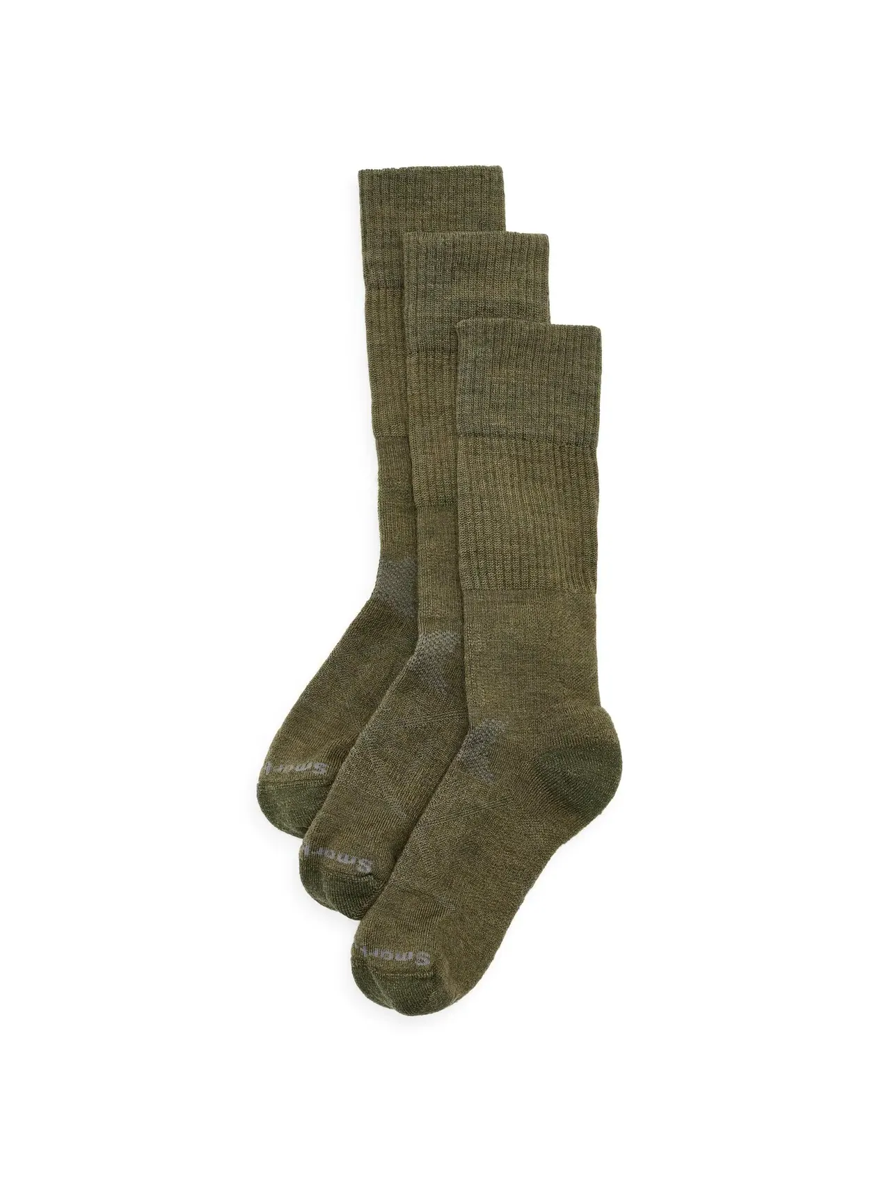 Комплект из 3 высоких носков Work Light Cushion Tall Crew Socks. Smartwool — изображение 1 из 2, зимний мох