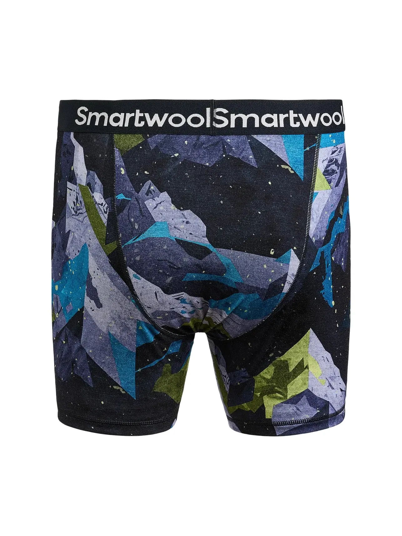Боксеры-брифы с принтом из мериносовой шерсти Merino Print Boxer Brief Smartwool — изображение 2 из 3, синий