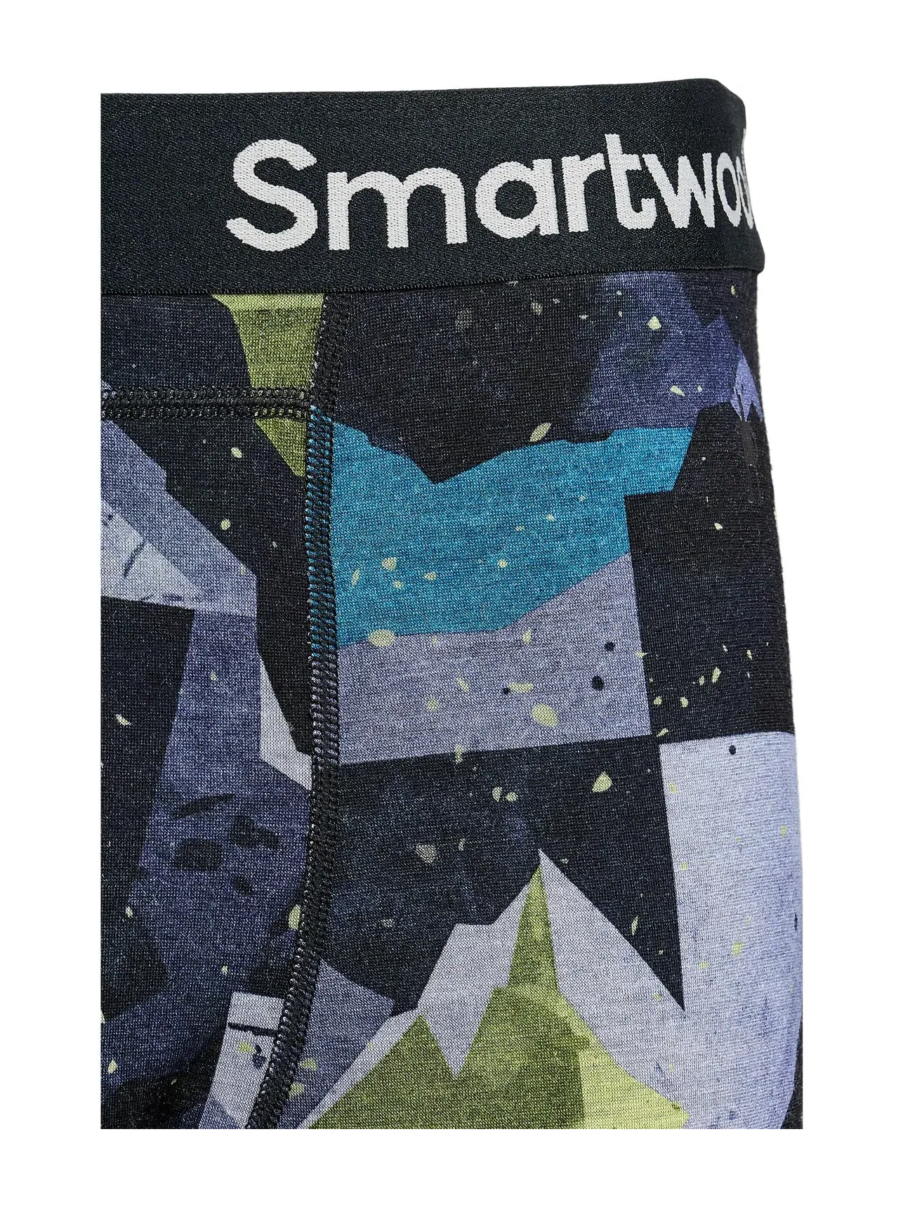 Боксеры-брифы с принтом из мериносовой шерсти Merino Print Boxer Brief Smartwool — изображение 3 из 3, синий