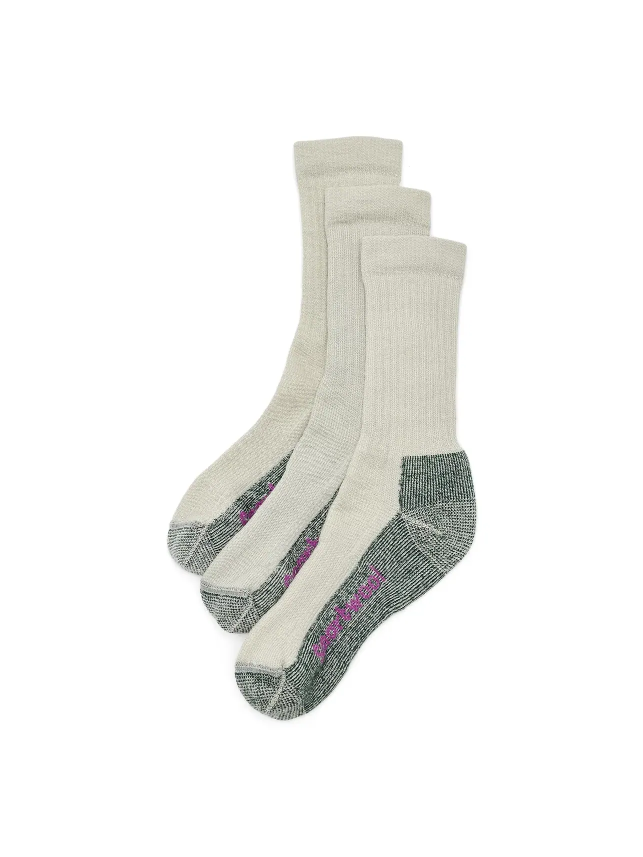 Набор из 3 пар классических носков Hike Classic Edition Full Cushion Crew Socks. Smartwool — изображение 1 из 2, пепельный