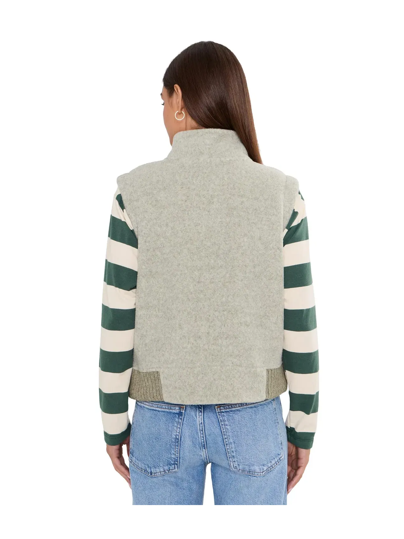 Флисовый жилет Second Cut Fleece Vest Smartwool — изображение 4 из 5, зеленый