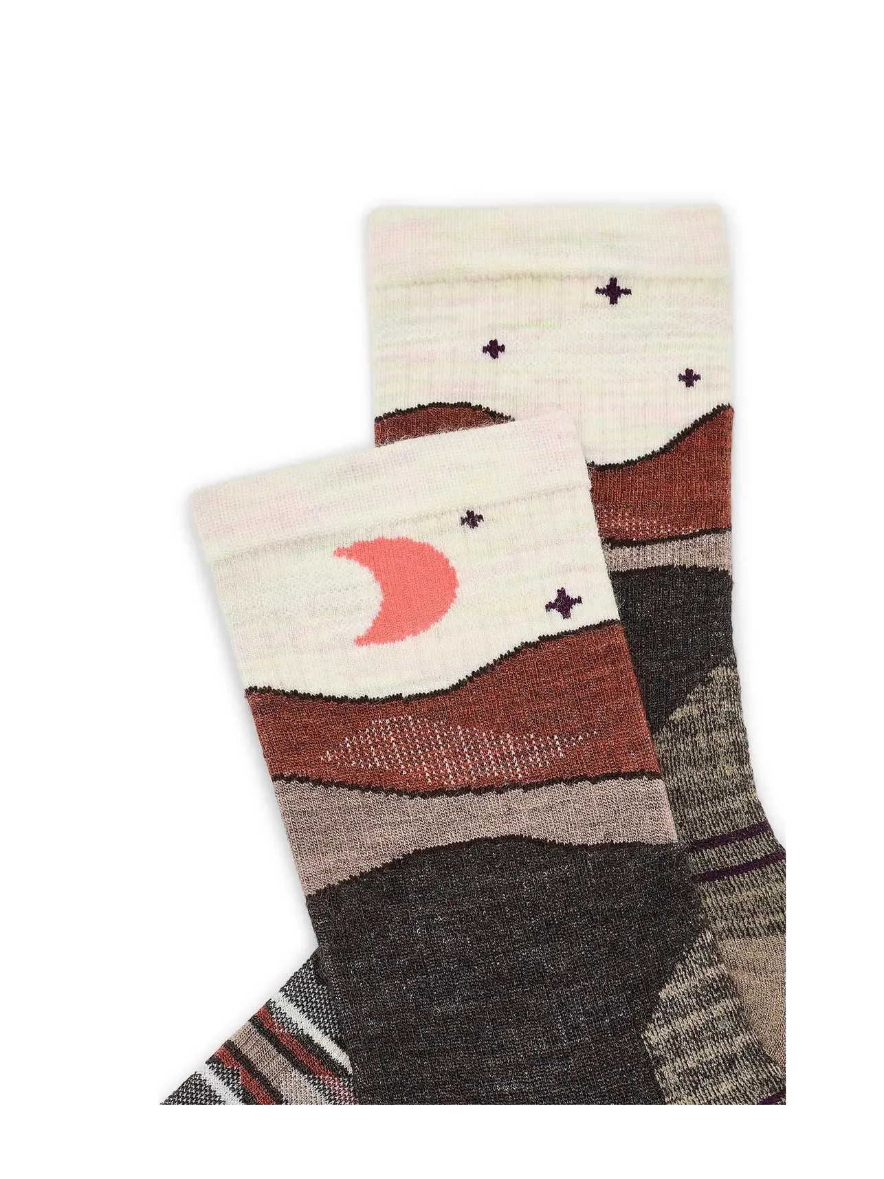 Носки Hike Targeted Cushion Lunar Trek Crew Socks Smartwool — изображение 2 из 2, орех