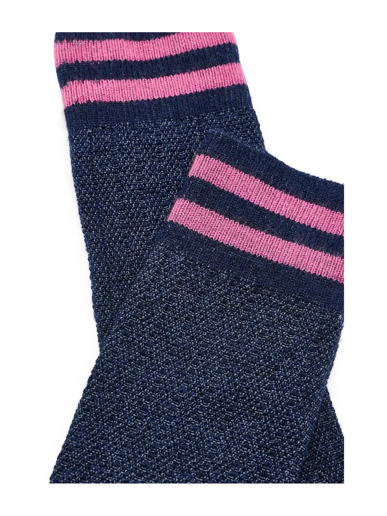 Повседневные высокие носки Courtside Texture Smartwool — изображение 2 из 2, глубокий темно-синий