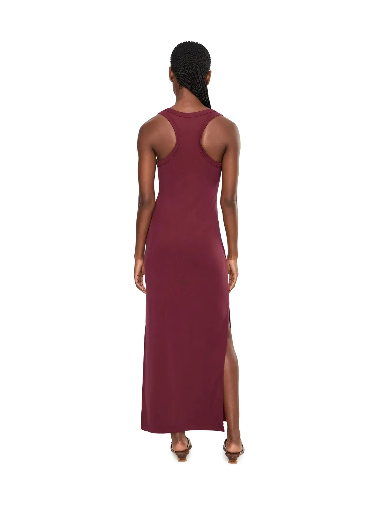 Платье-макси Zen Rib Sienna Spiritual Gangster — изображение 4 из 5, махагони