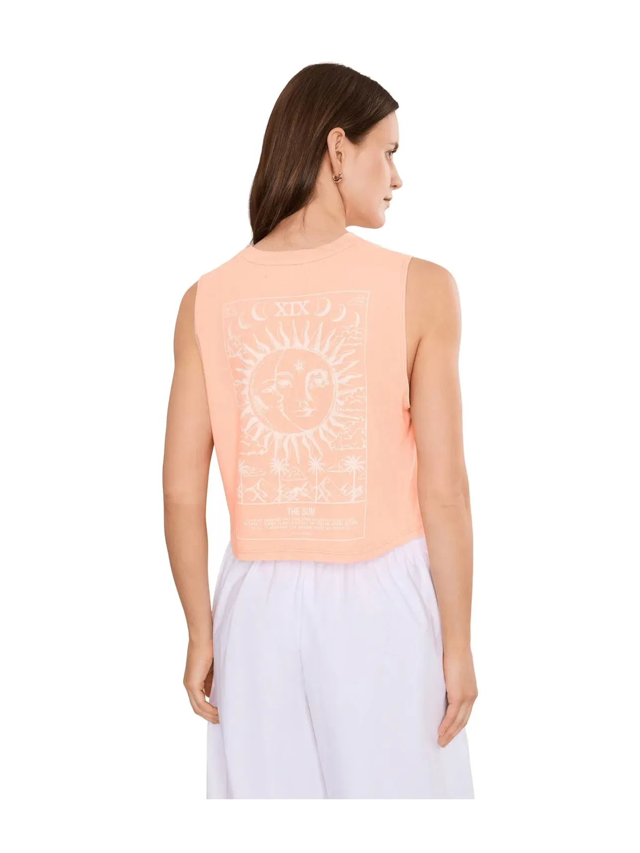 Топ-кроп Power of Sun Spirit Crop Tank Spiritual Gangster — изображение 4 из 5, розовый