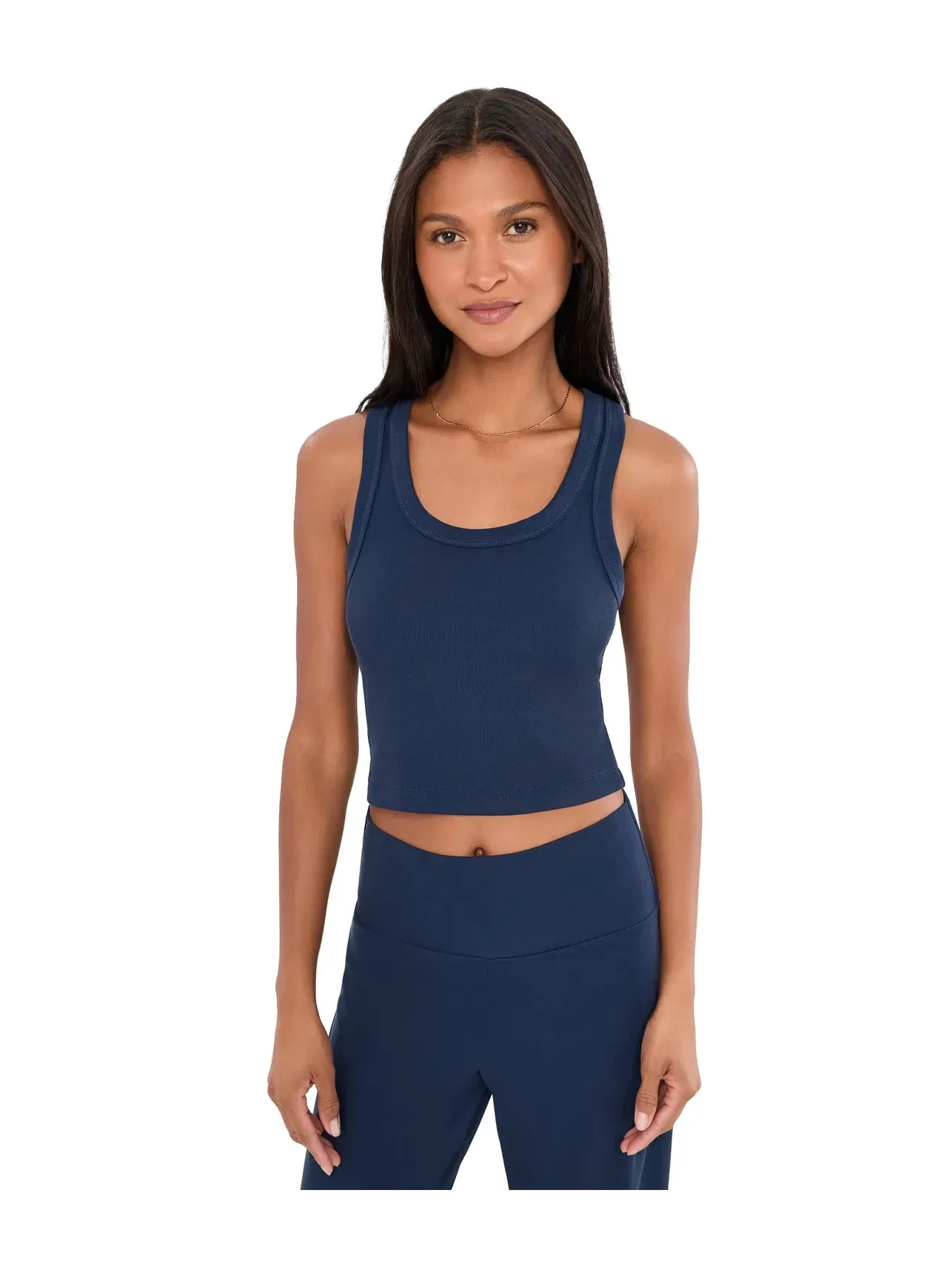 Топ-майка Zen Rib Iris Tank Spiritual Gangster — изображение 1 из 5, синий