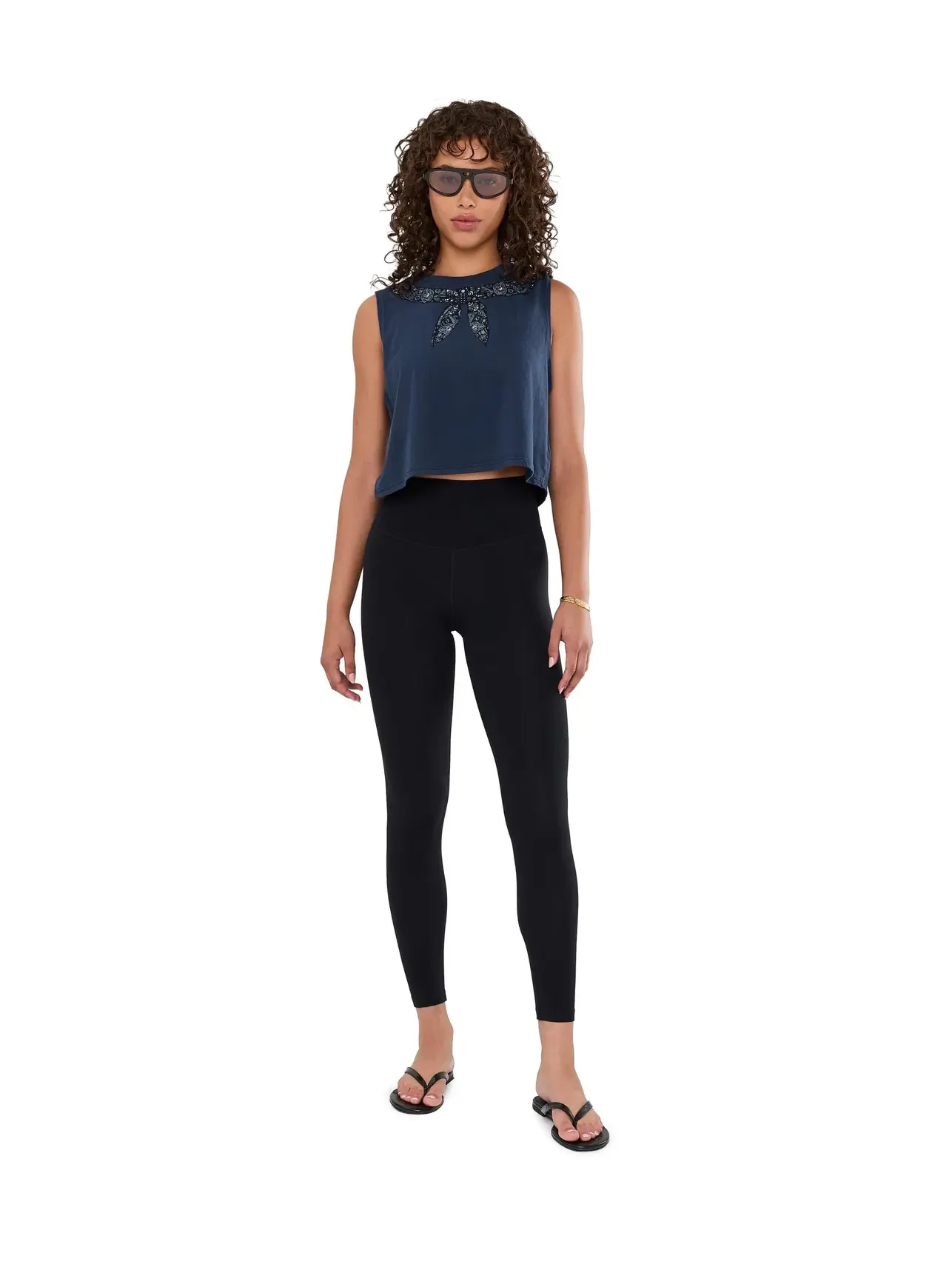 Топ-кроп Mandala Spirit Crop Tank Spiritual Gangster — изображение 2 из 5, синий