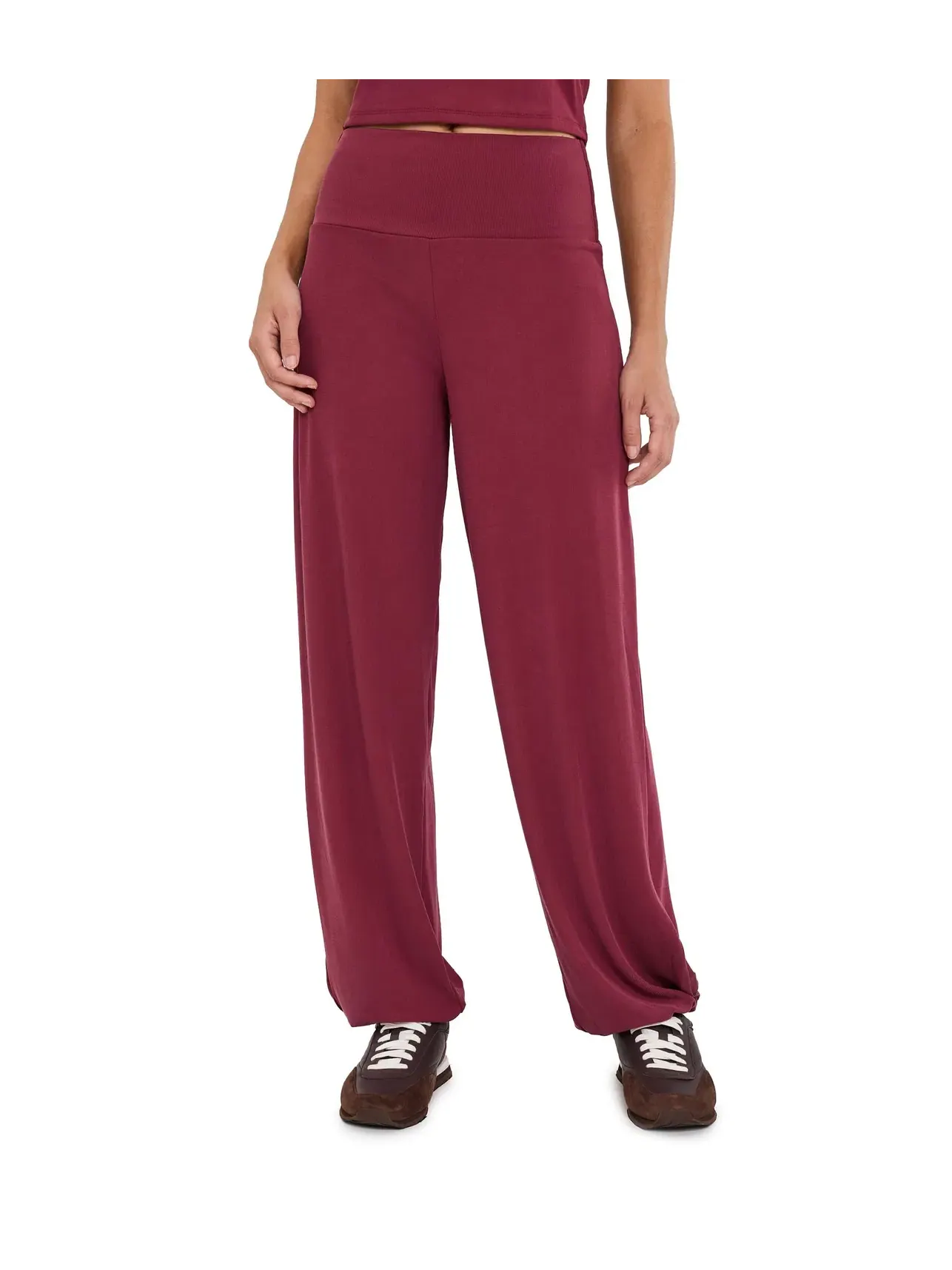 Джоггеры Zen Rib Karma Joggers Pants Spiritual Gangster — изображение 1 из 5, махагони