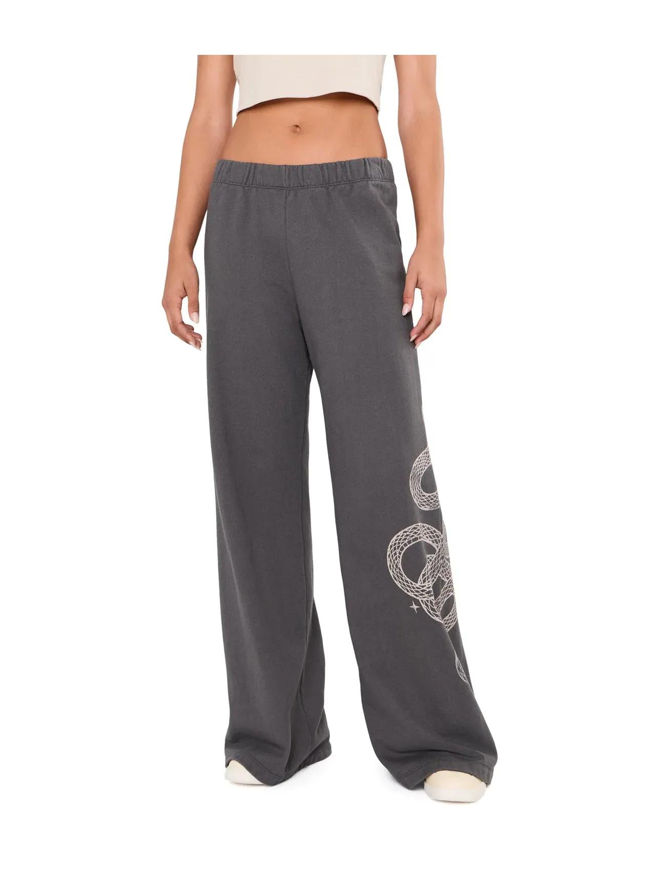 Спортивные брюки Snake Nicks Sweatpants Spiritual Gangster — изображение 1 из 5, винтажный черный