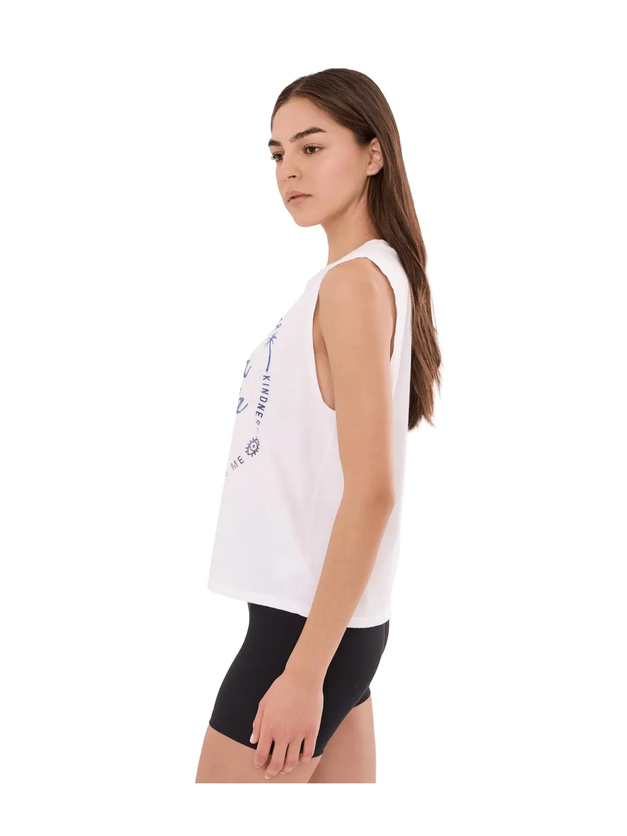 Топ-майка Beach Club Vibe Tank Spiritual Gangster — изображение 3 из 5, белый