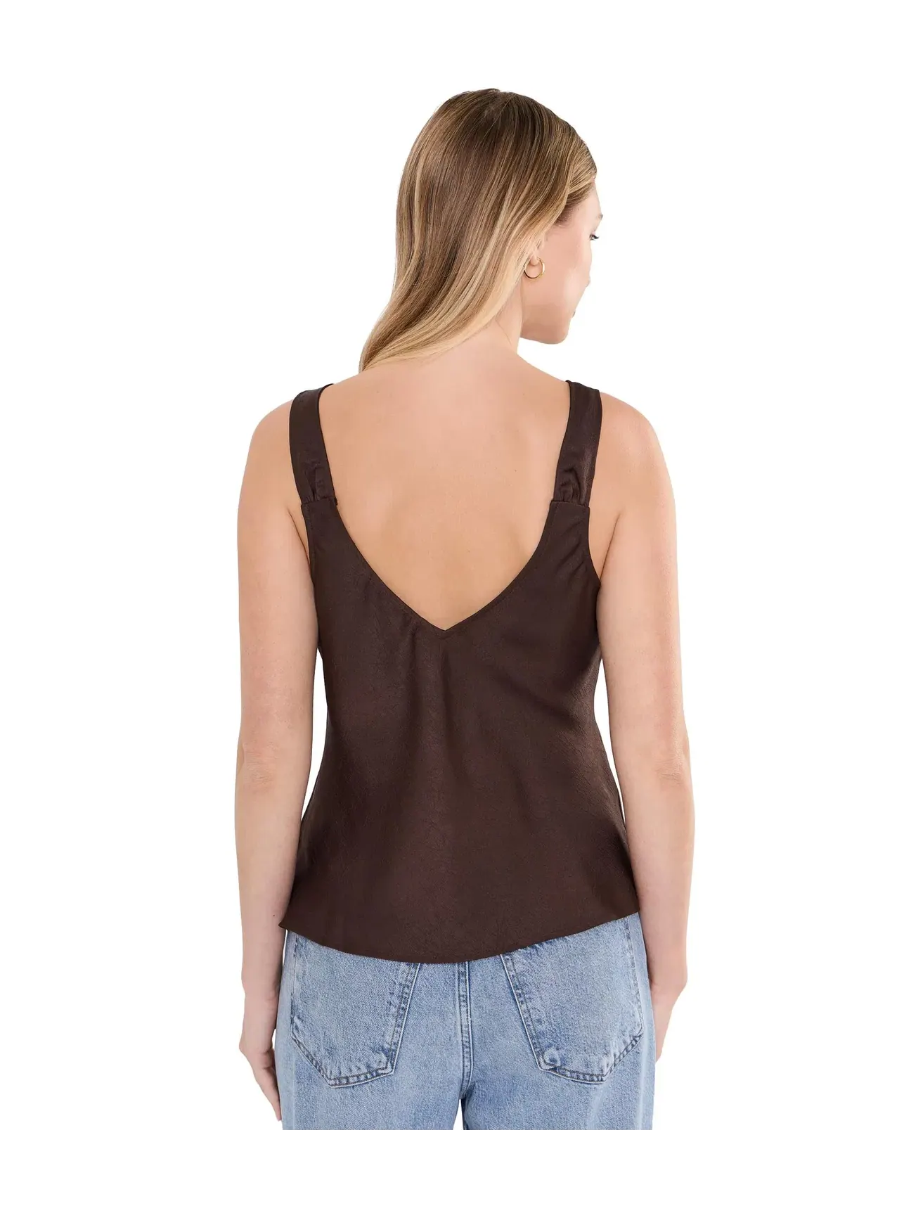 Топ-майка с кружевом Penelope Lace Tank Splendid — изображение 4 из 5, ява