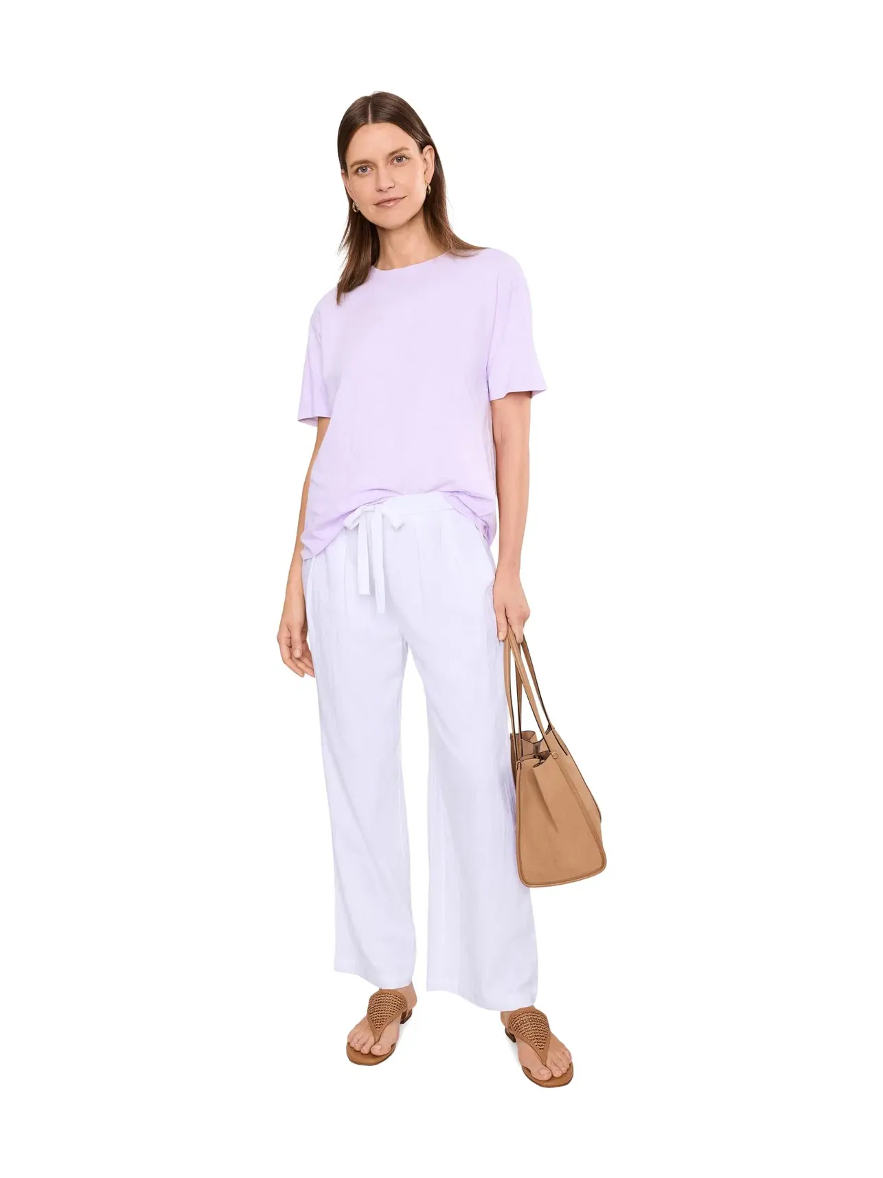 Футболка с коротким рукавом Louisa Boyfriend Splendid — изображение 2 из 5, орхидейный