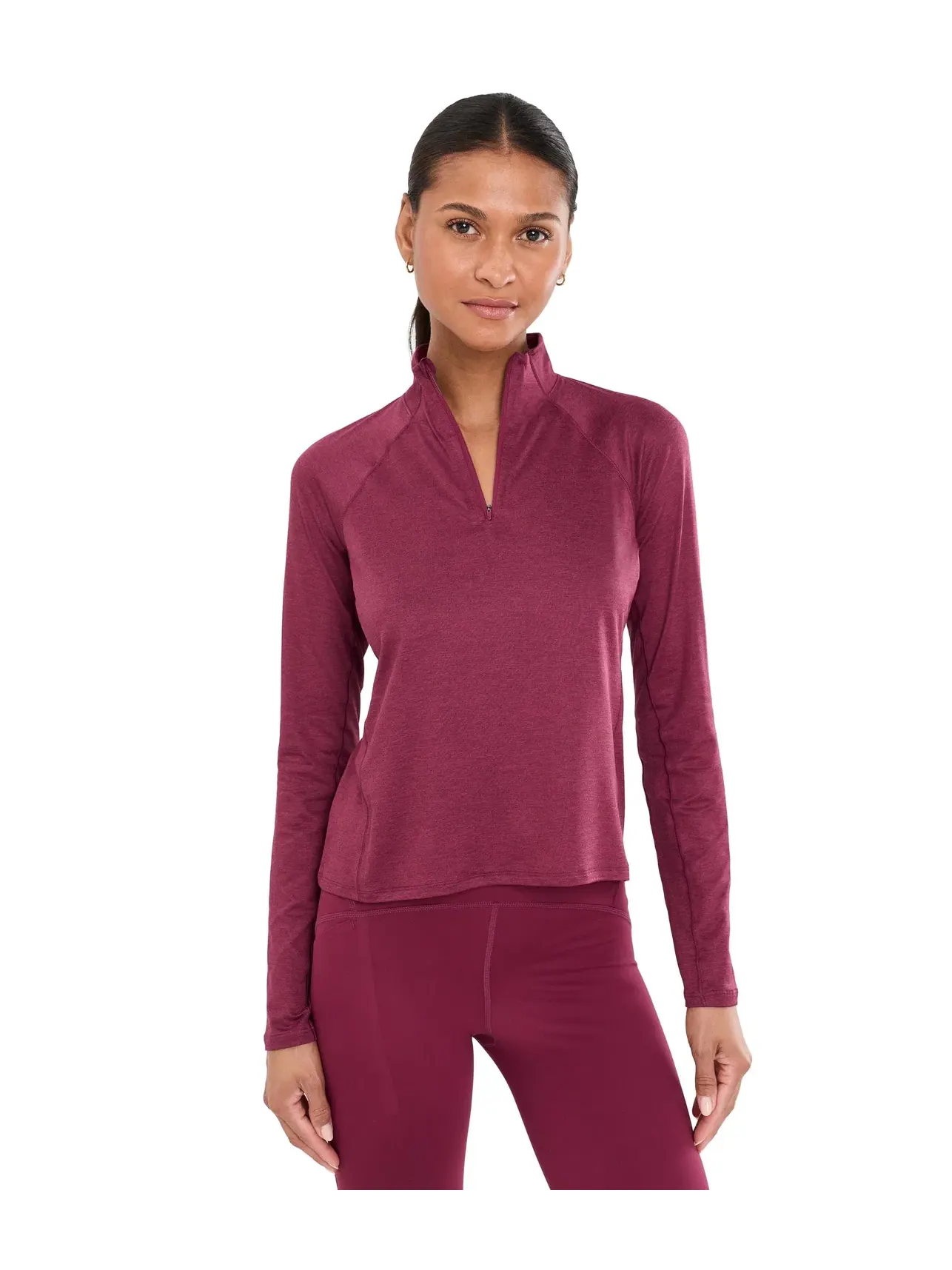Толстовка на молнии Jaida 1/4 Zip The North Face — изображение 1 из 5, бордовый/светлый