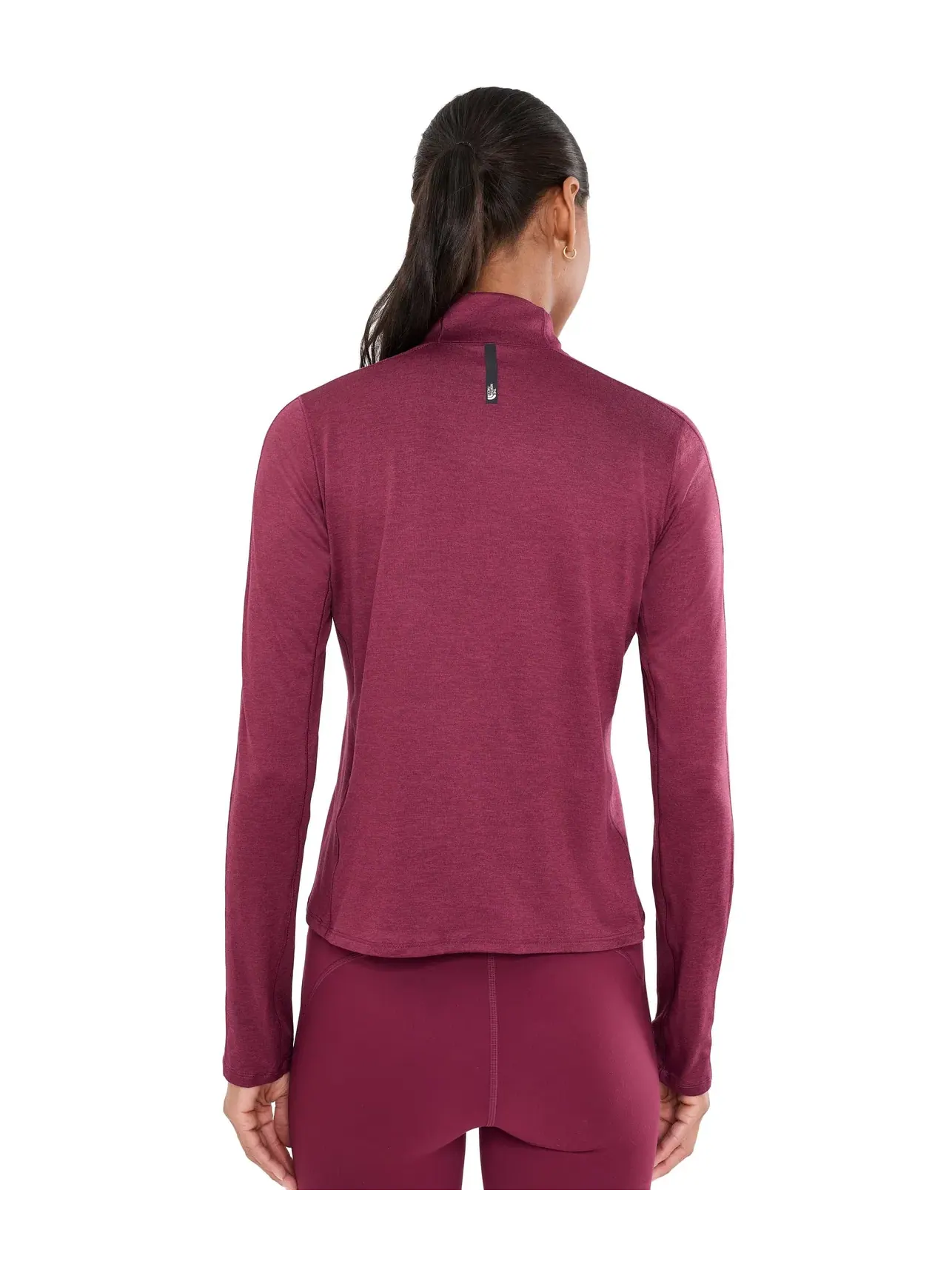 Толстовка на молнии Jaida 1/4 Zip The North Face — изображение 4 из 5, бордовый/светлый
