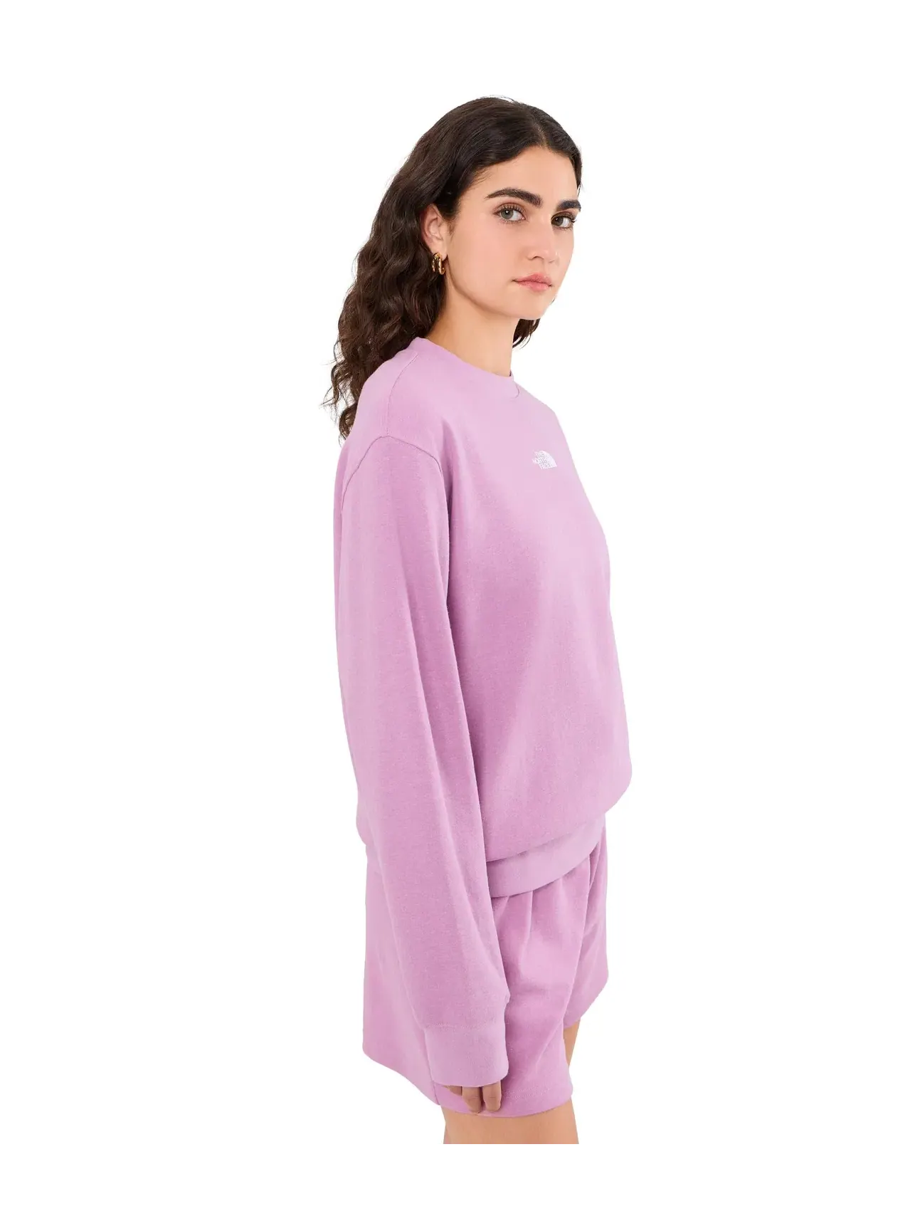 Свитшот TNF Double Knit Crew The North Face — изображение 3 из 5, фиолетовый
