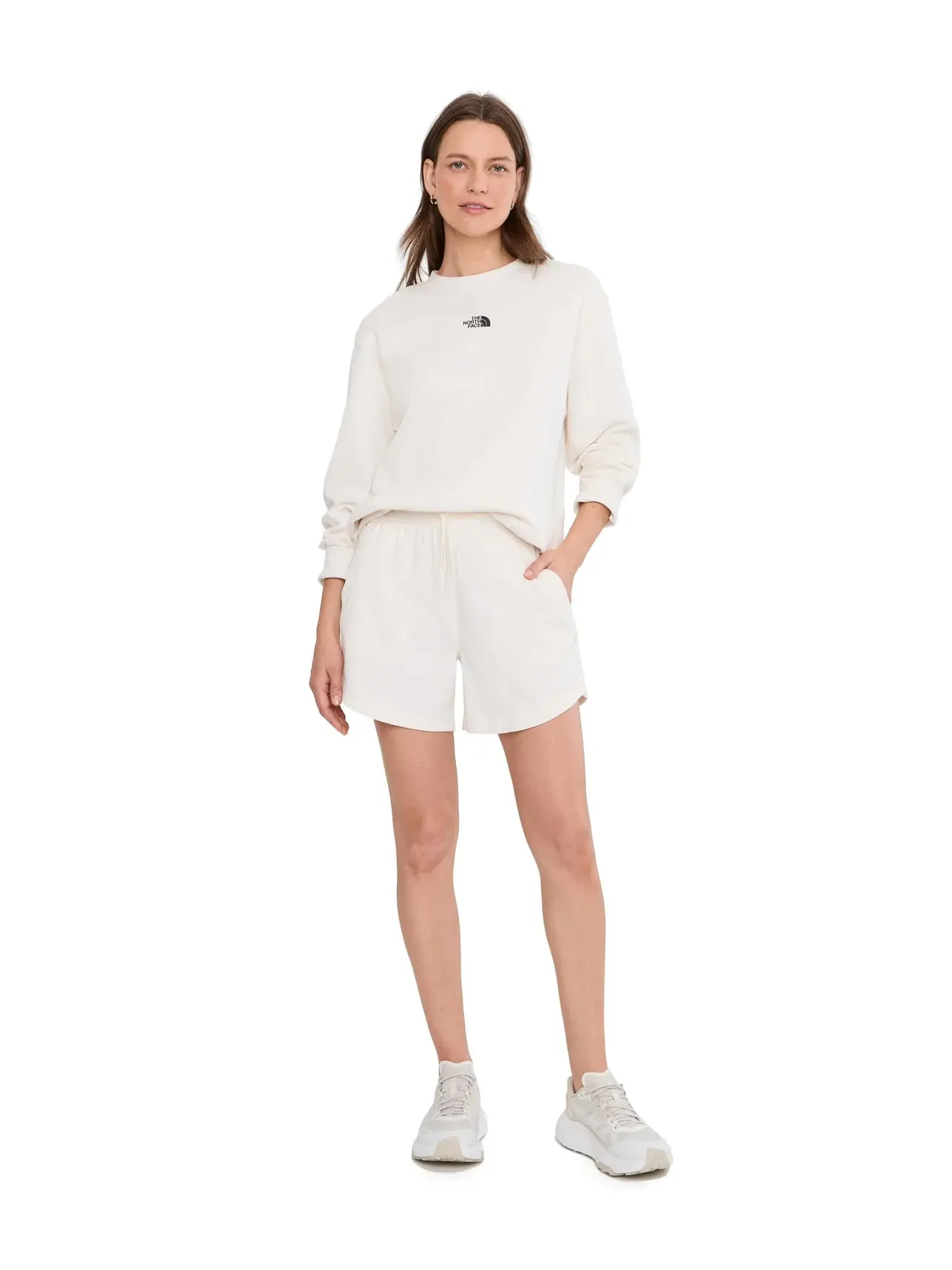 Свитшот TNF Double Knit Crew The North Face — изображение 2 из 5, белый