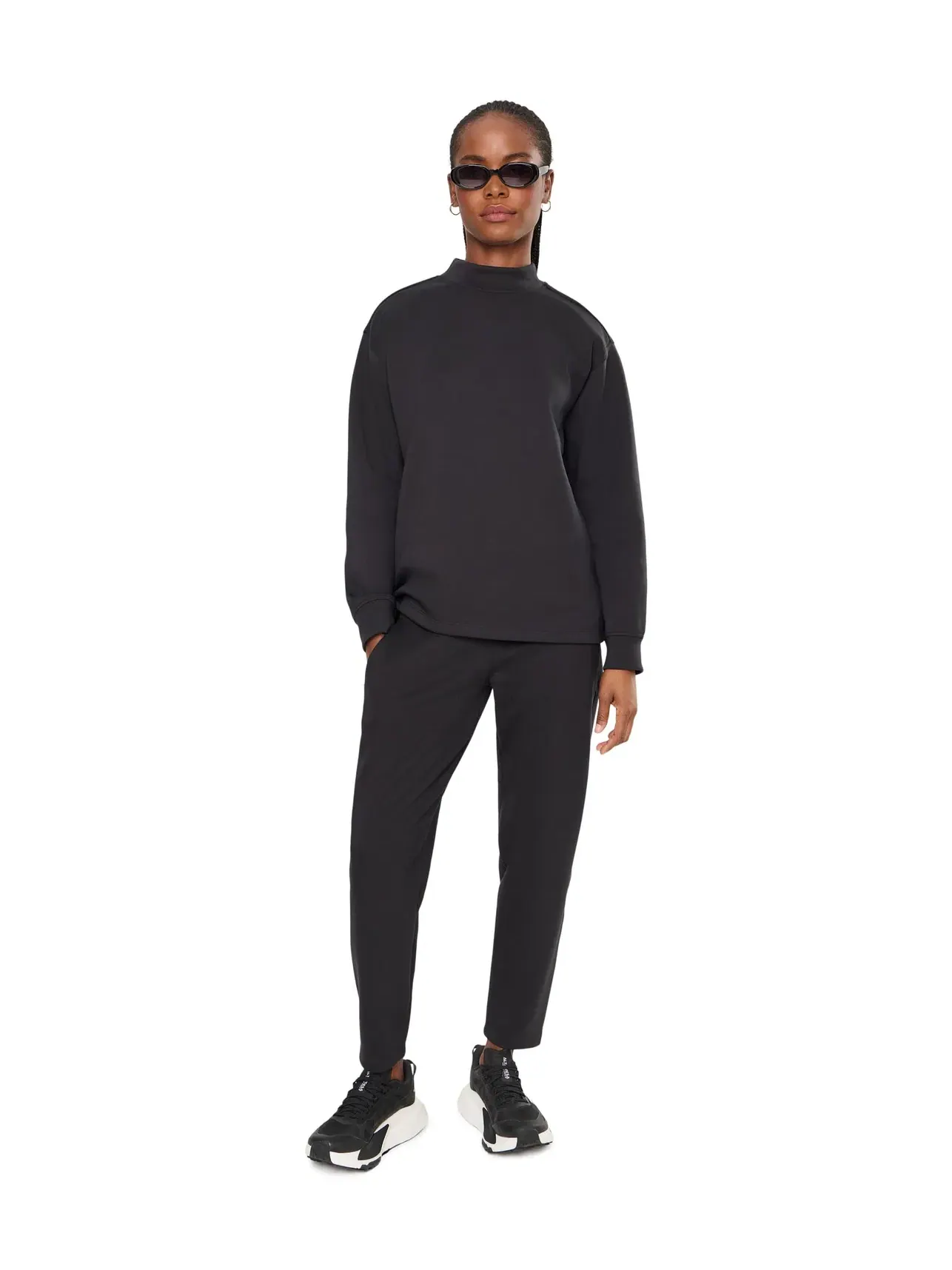 Лонгслив Jaida Long Crew The North Face — изображение 2 из 5, черный