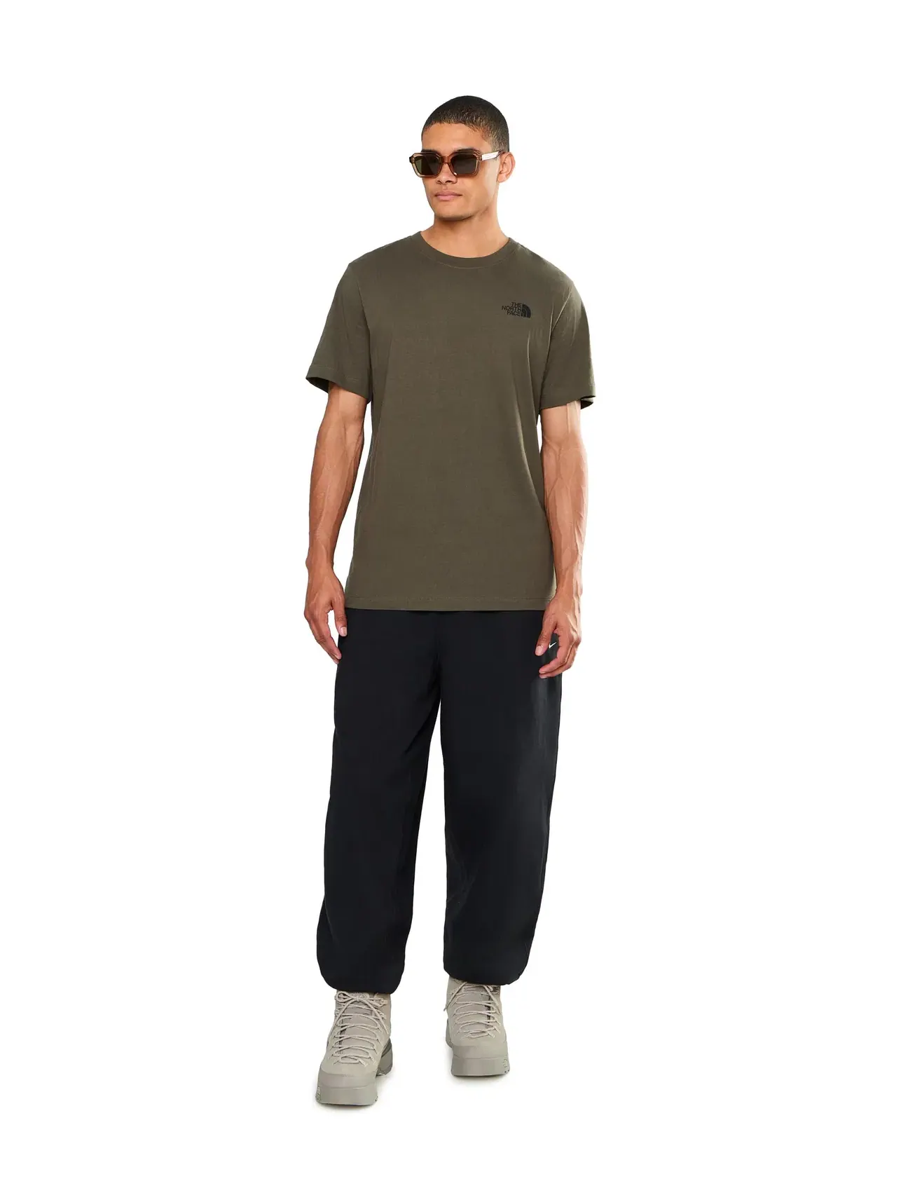 Футболка с коротким рукавом Yosemite Oak Box NSE Regular The North Face — изображение 2 из 5, зеленый