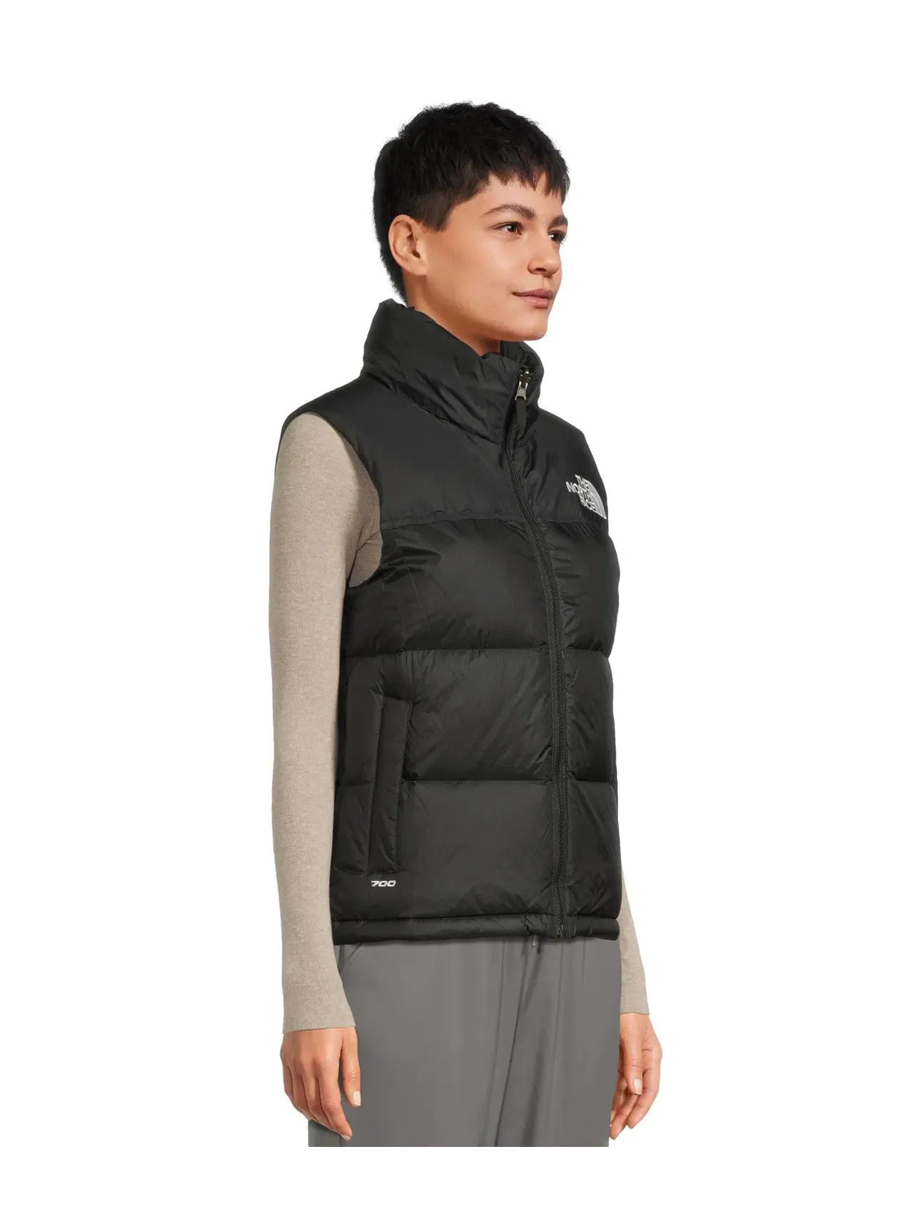 Жилет 1996 Retro Nuptse Vest The North Face — изображение 2 из 5, черный