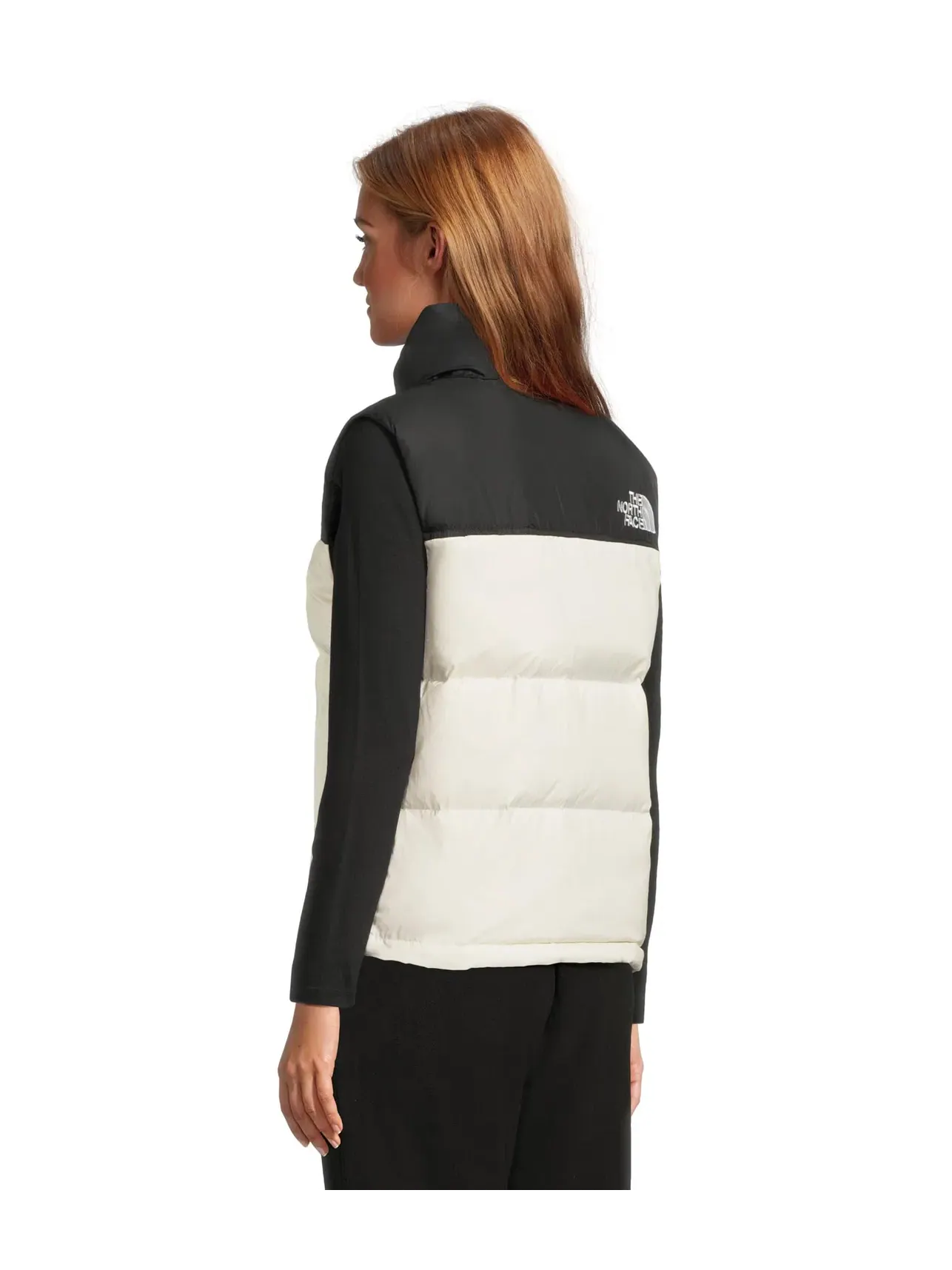 Жилет 1996 Retro Nuptse Vest The North Face — изображение 3 из 5, белый/черный