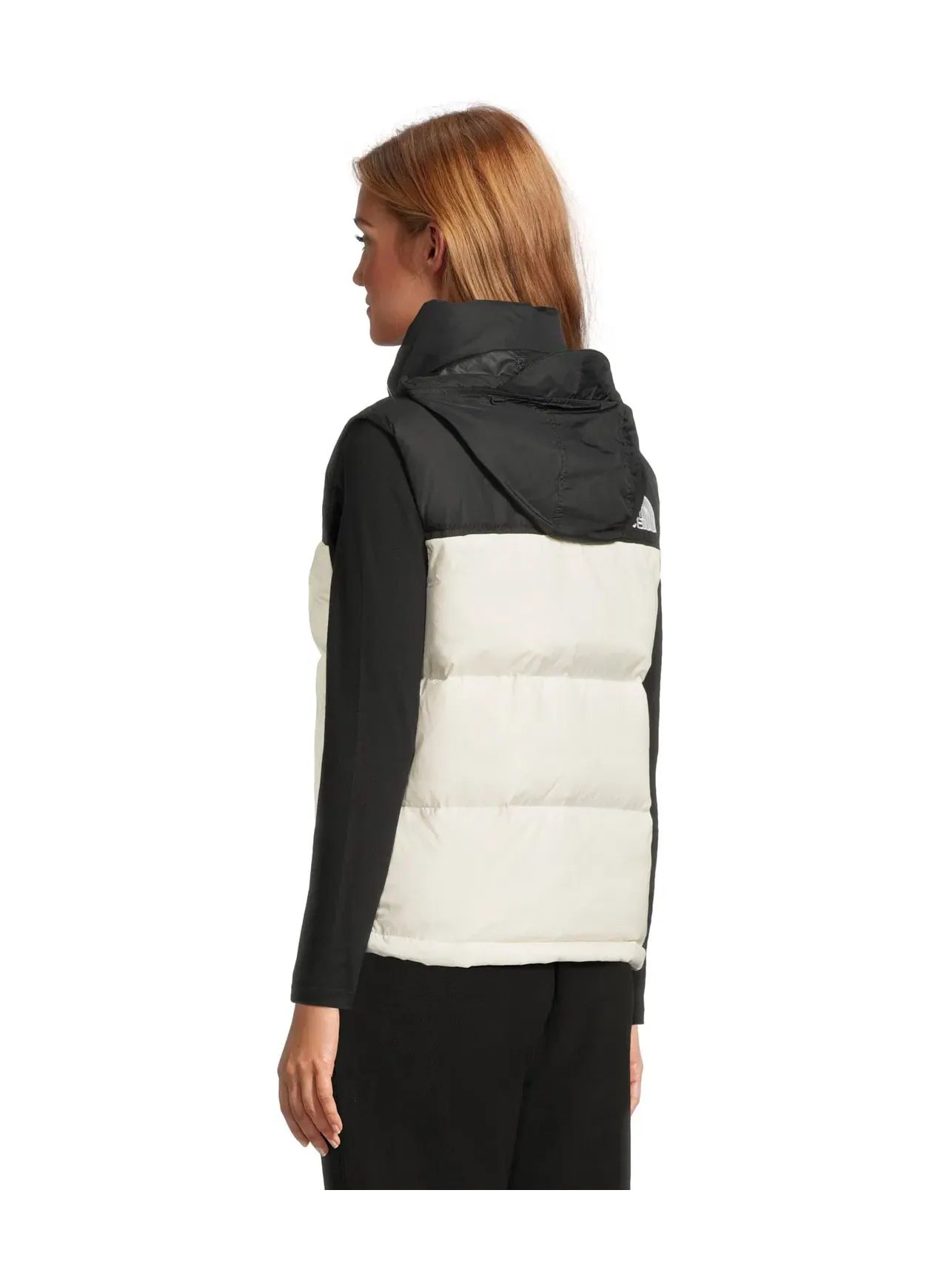 Жилет 1996 Retro Nuptse Vest The North Face — изображение 5 из 5, белый/черный