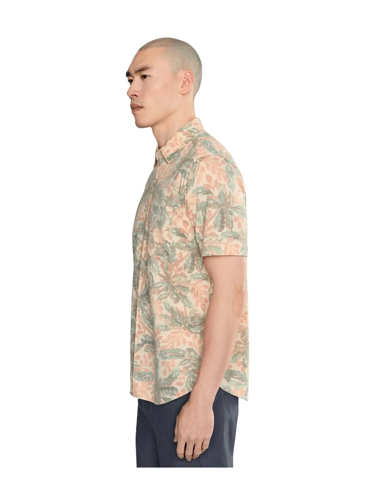 Рубашка с коротким рукавом San Lucio Sea Shade Tommy Bahama — изображение 3 из 5, серебристый