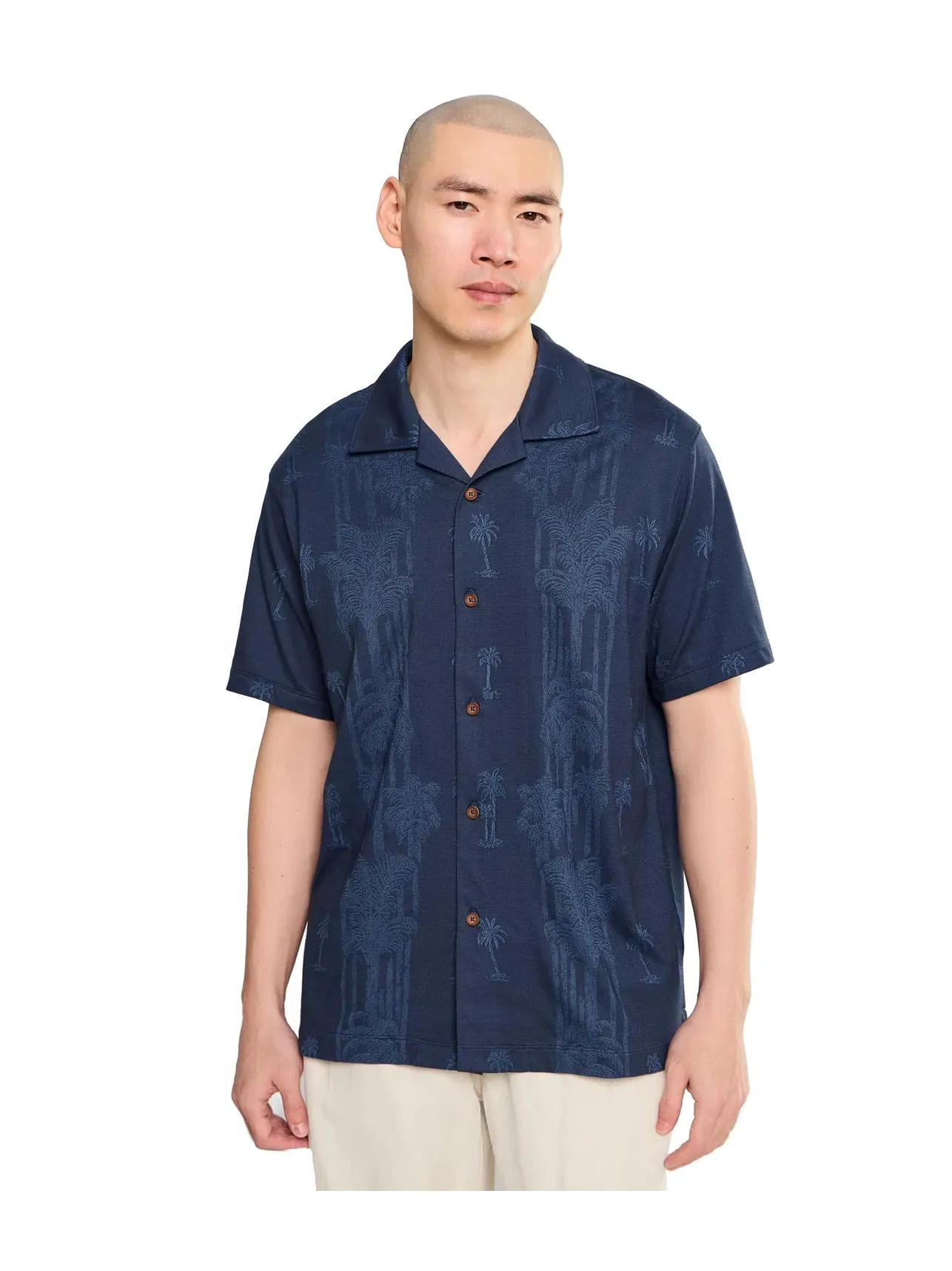 Рубашка Palm Fresco Palm Grove Camp Tommy Bahama — изображение 1 из 5, синий