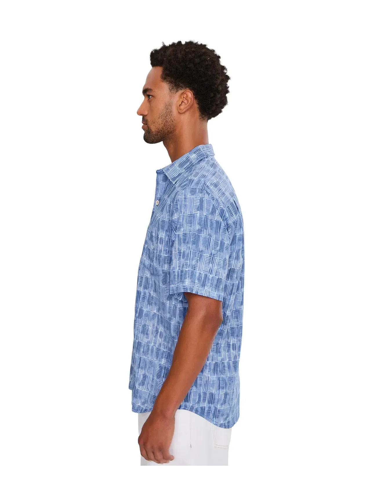 Рубашка Coastal Ease Geo Fades Tommy Bahama — изображение 3 из 5, синий