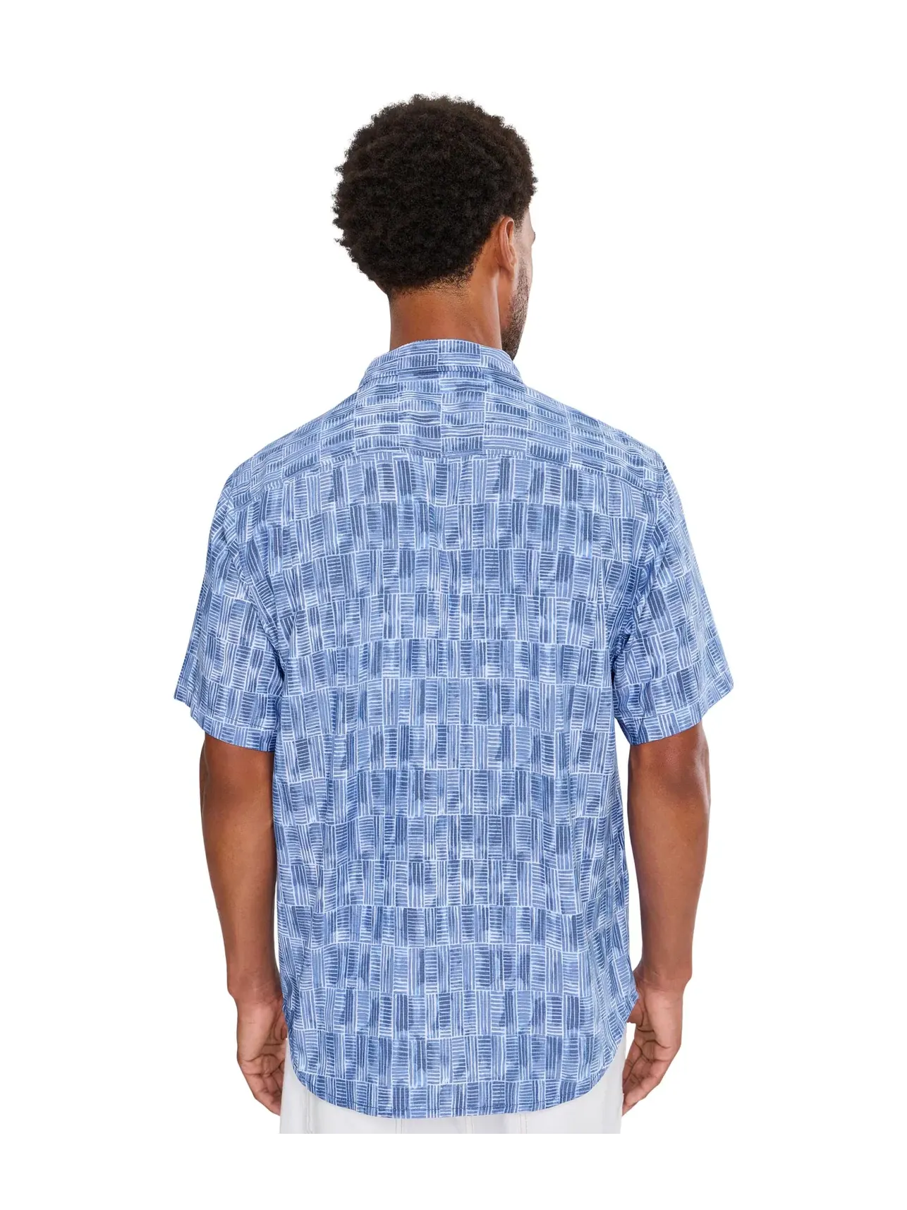 Рубашка Coastal Ease Geo Fades Tommy Bahama — изображение 4 из 5, синий