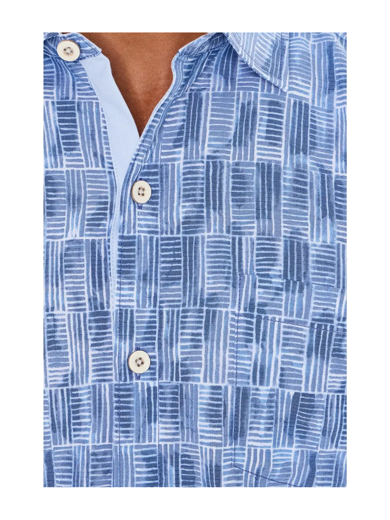 Рубашка Coastal Ease Geo Fades Tommy Bahama — изображение 5 из 5, синий