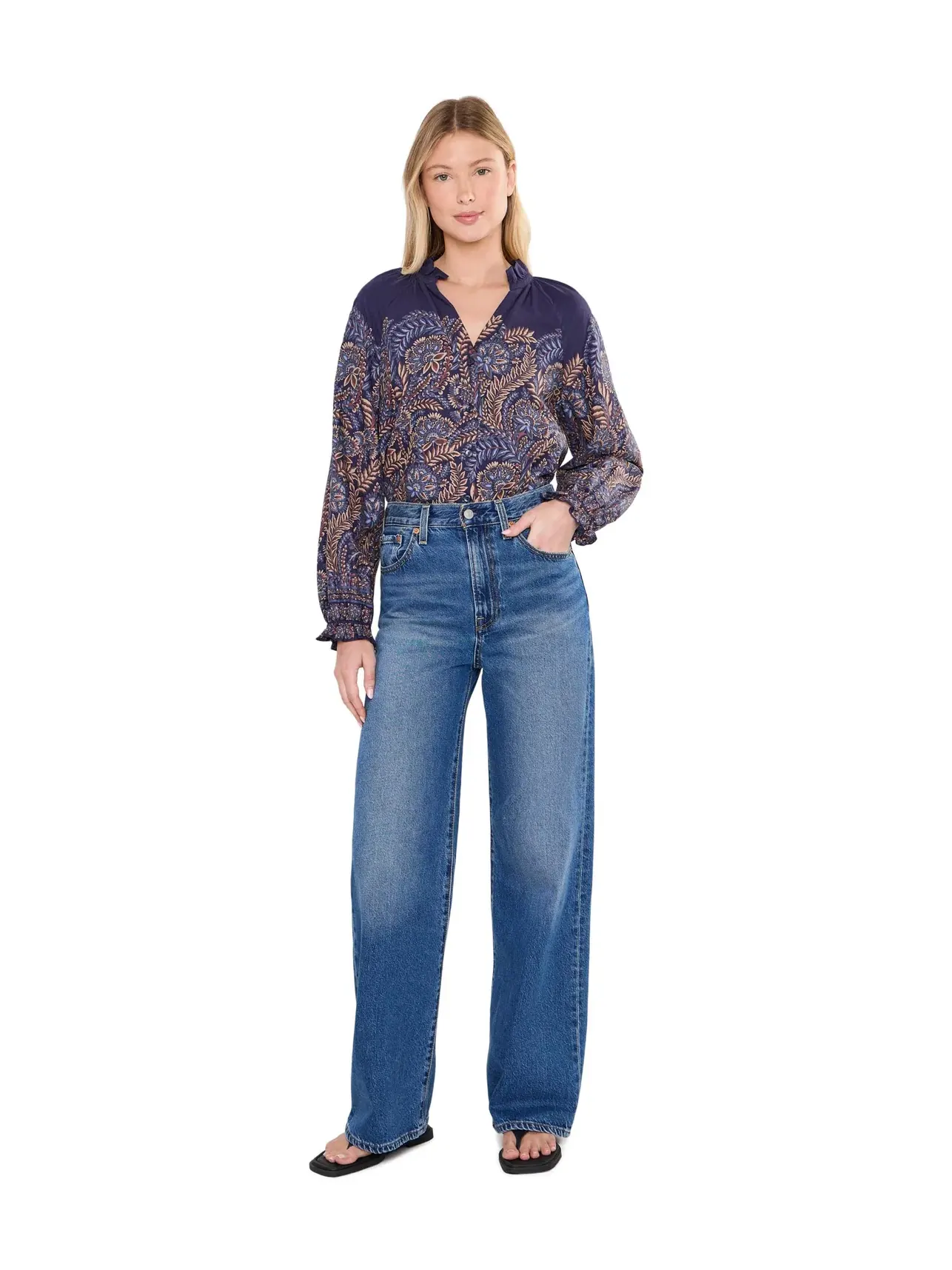 Блузка с длинными рукавами Marina Blooms Tommy Bahama — изображение 2 из 5, берег