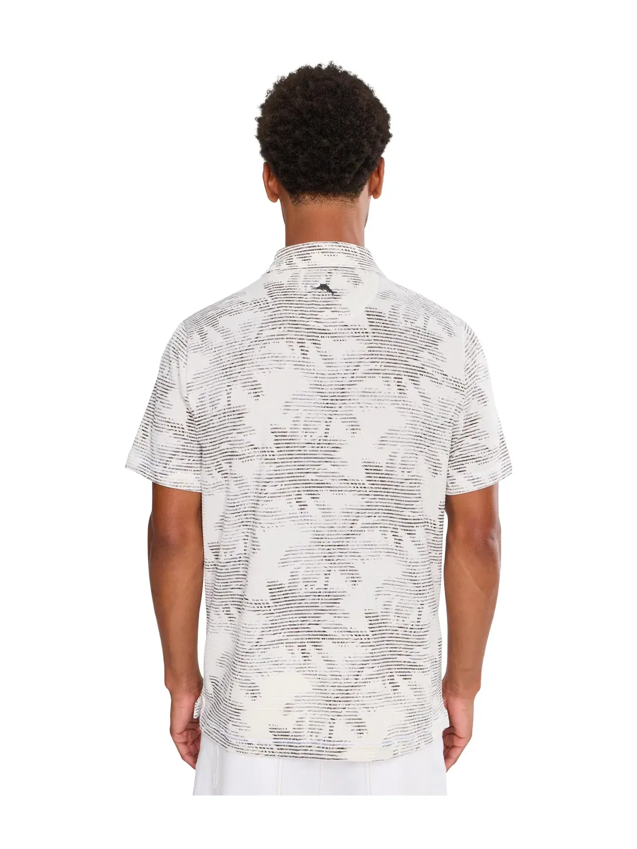 Рубашка Costa Wave Palm Rays Short Sleeve Camp Tommy Bahama — изображение 4 из 5, кокос