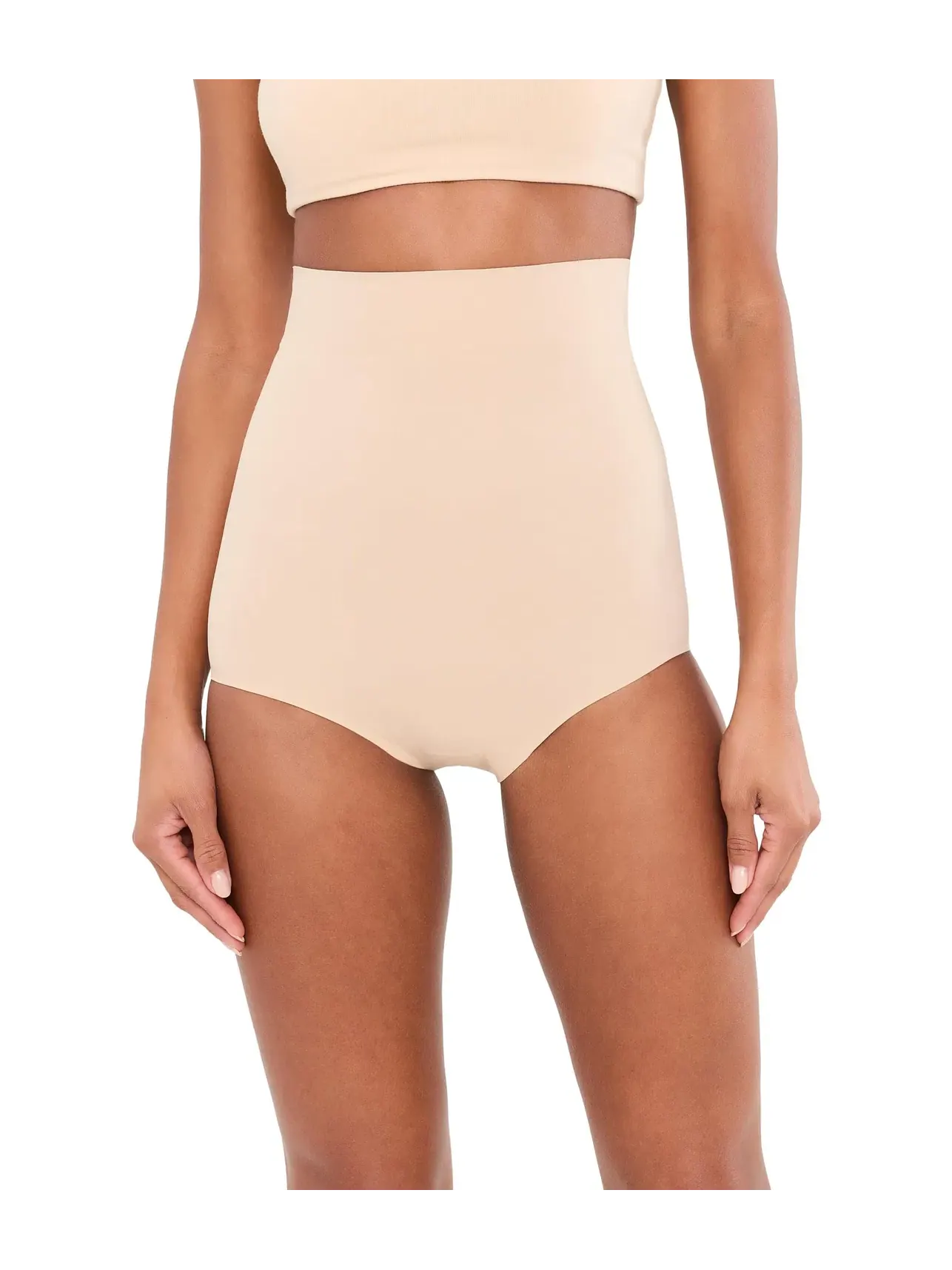 Утягивающие трусы с высокой посадкой Sleek Essentials High-Waist Shaping Brief Tc — бежевый