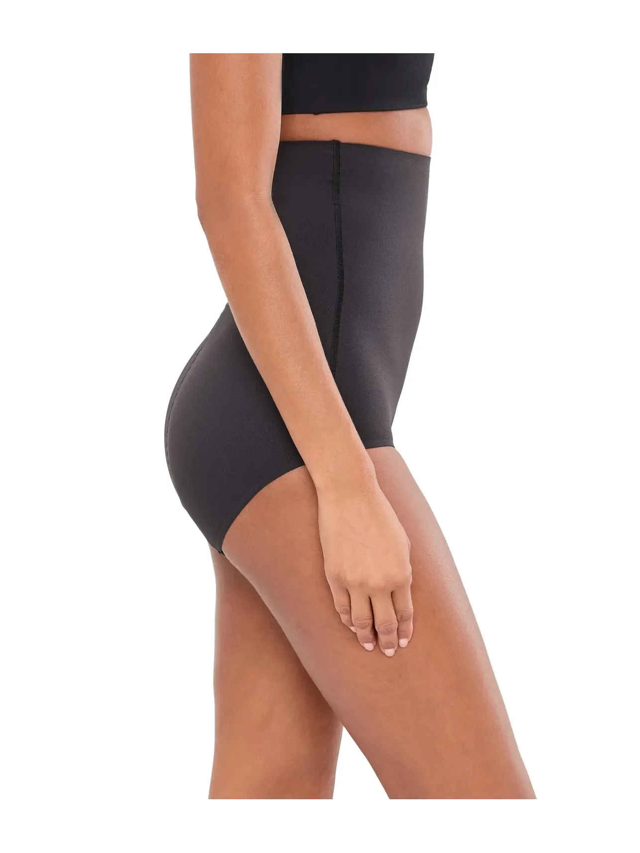 Утягивающие трусы с высокой посадкой Sleek Essentials High-Waist Shaping Brief Tc — изображение 2 из 4, черный