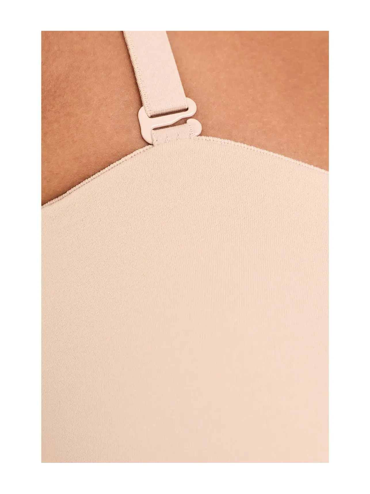 Утягивающий слип без бретелей Sleek Essentials Strapless Shaping Slip Tc — изображение 4 из 4, бежевый