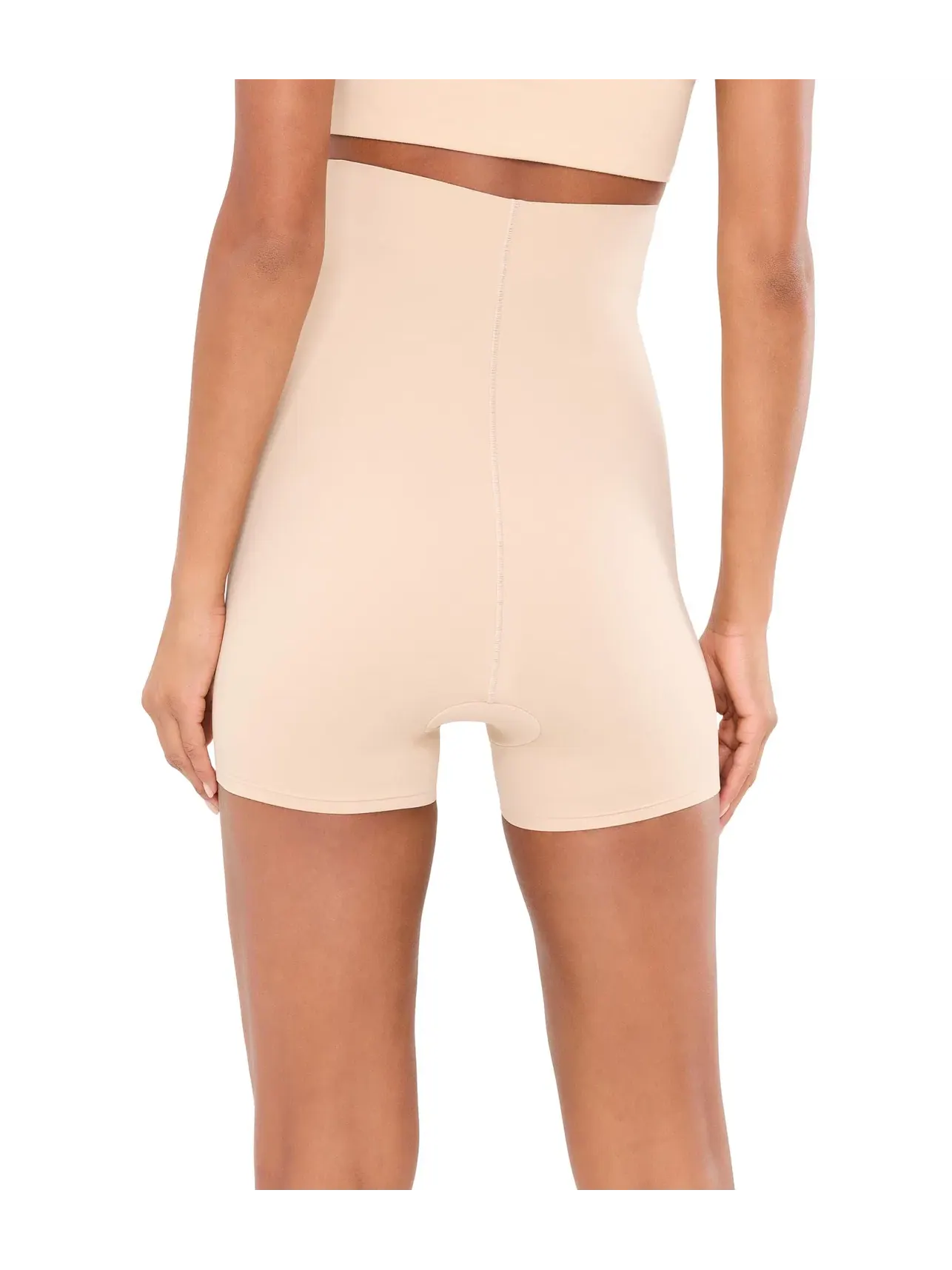 Утягивающие шорты-слипы с высокой посадкой Sleek Essentials High-Waist Boyshorts Tc — изображение 3 из 4, бежевый
