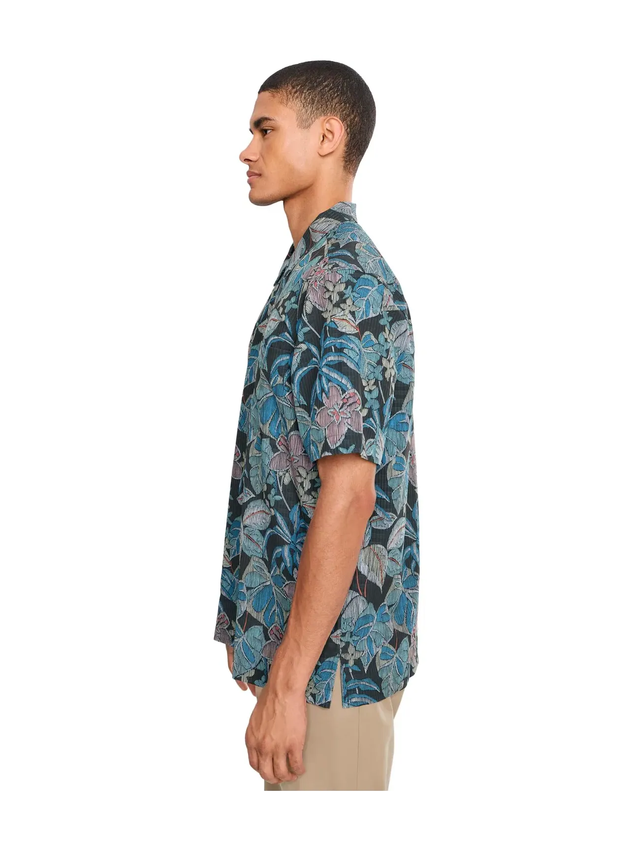 Рубашка Bahama Coast Midnight Fuego Tommy Bahama — изображение 3 из 5, серый