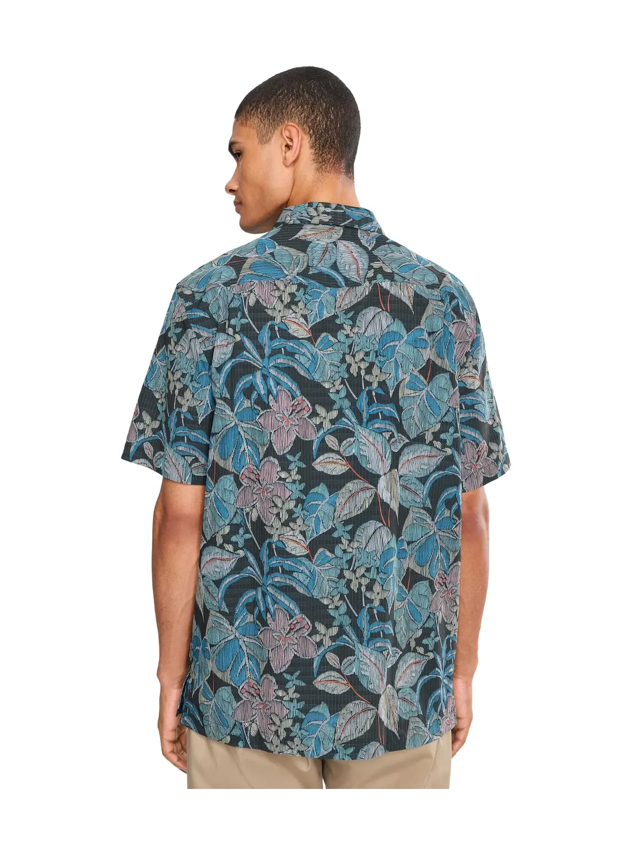 Рубашка Bahama Coast Midnight Fuego Tommy Bahama — изображение 4 из 5, серый