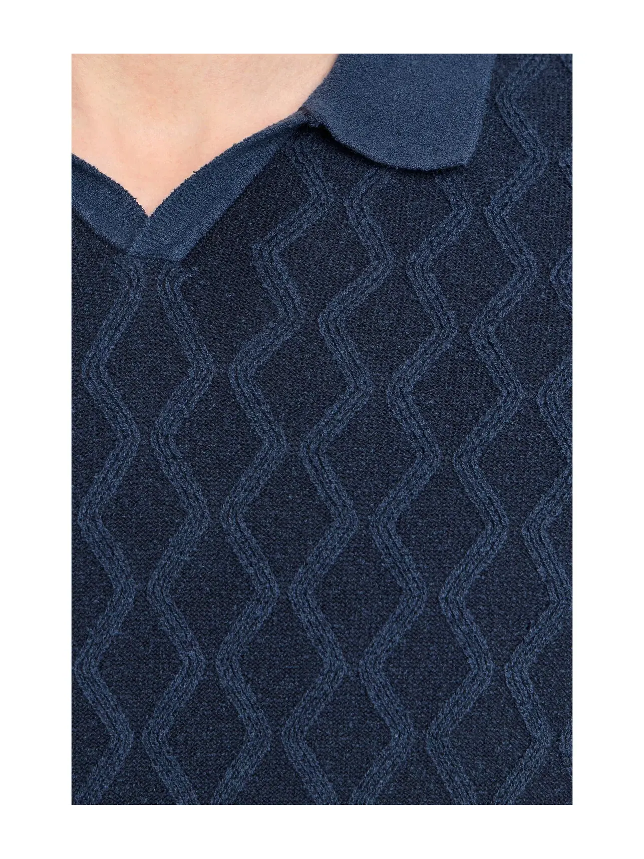 Футболка-поло с коротким рукавом Ocean Waters Tommy Bahama — изображение 5 из 5, синий