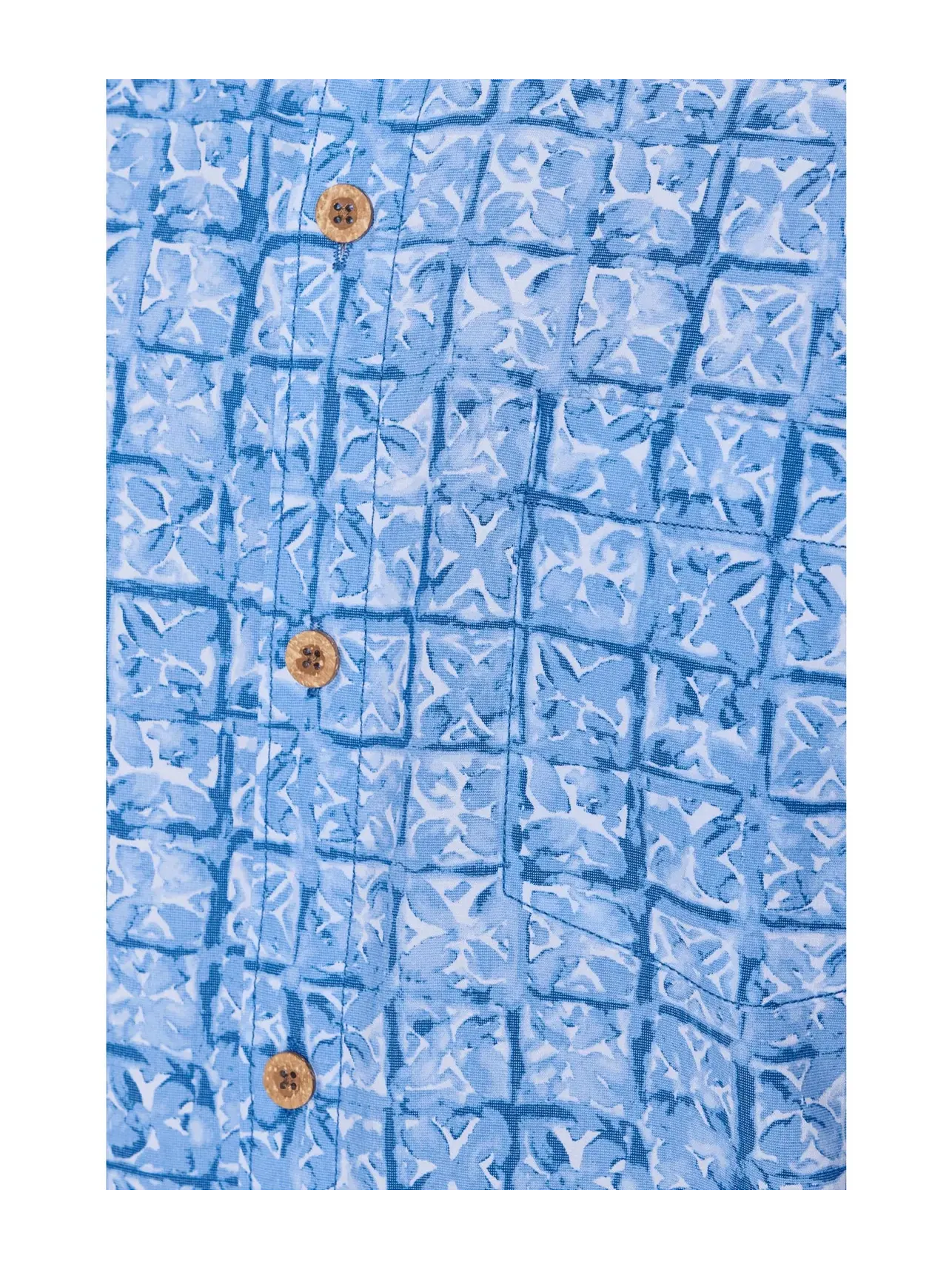 Рубашка Coastal Ease Carrico Tiles Tommy Bahama — изображение 5 из 5, ледяной узор