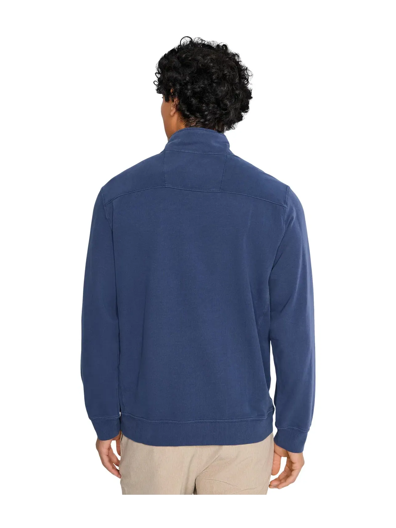 Толстовка на полмолнии Ben and Terry Coastal Half Zip Tommy Bahama — изображение 4 из 5, темно-синий